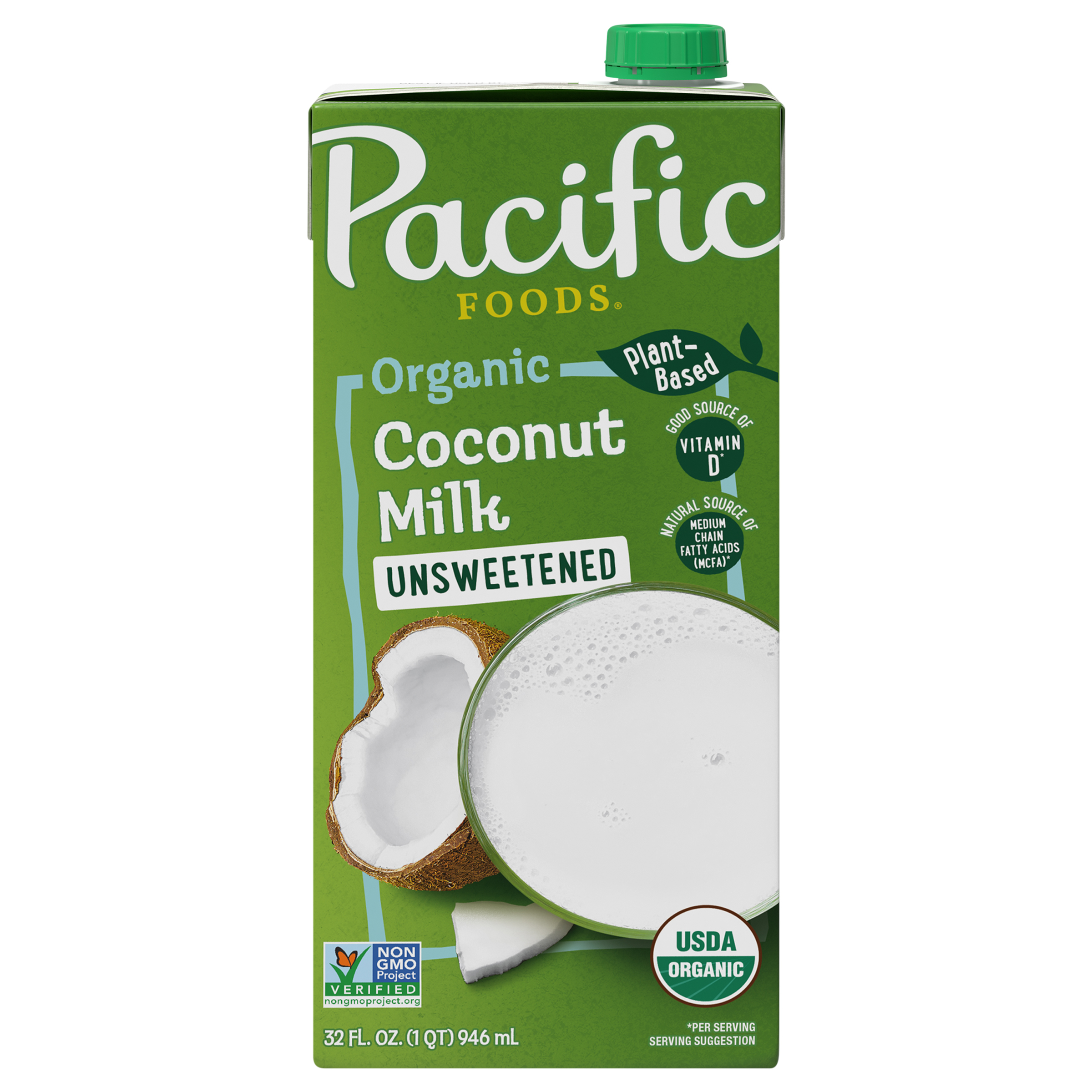 Pacific Foods Organic Unsweetened Plant-Based Coconut Milk