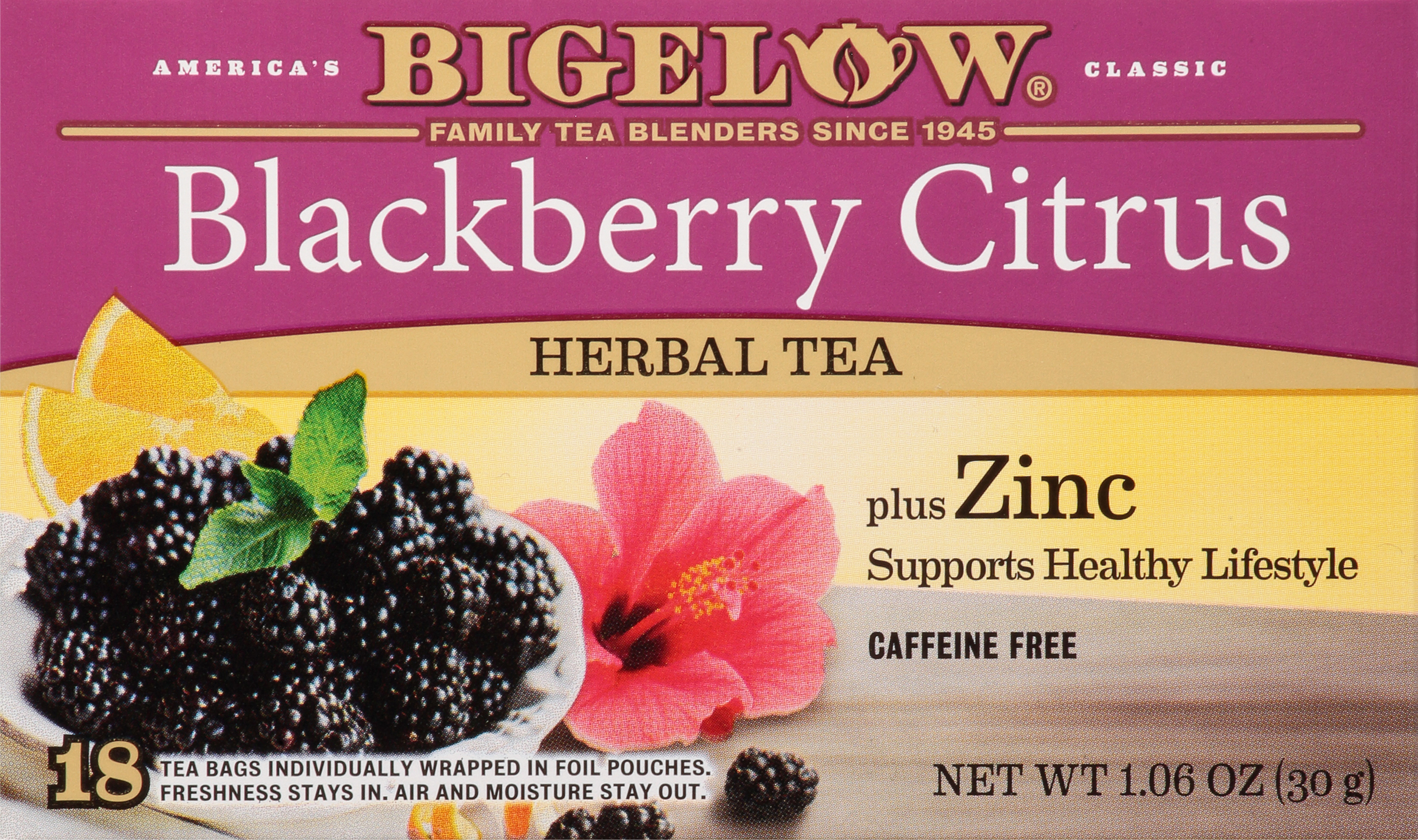 Bigelow Blackberry Citrus Tea 18ct