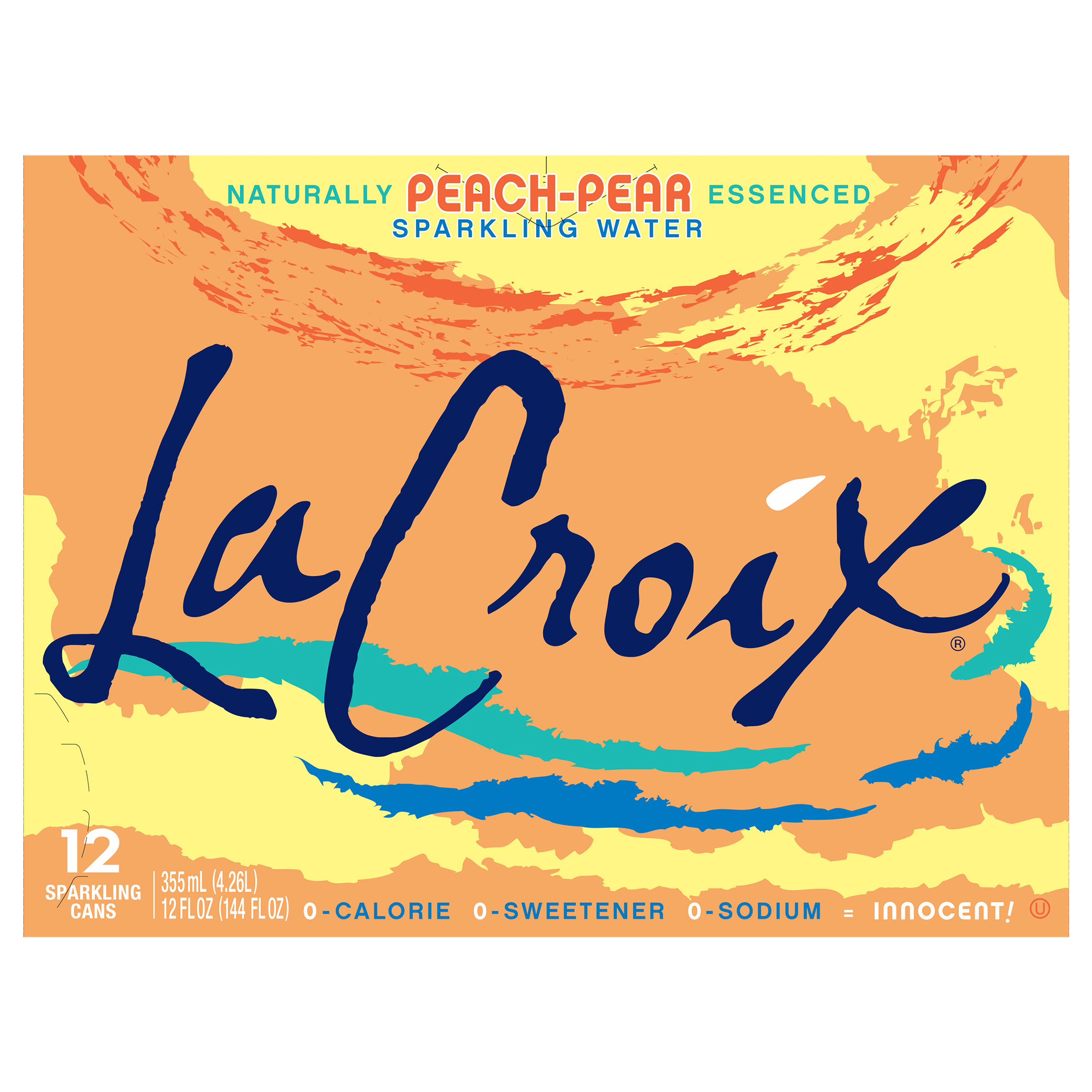 LaCroix Peach-Pear 12 Pack