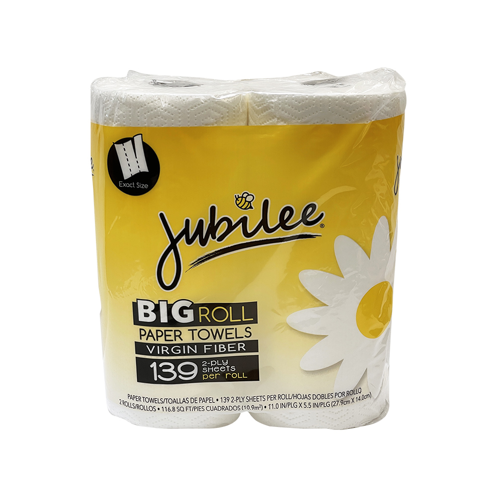 Jubilee Paper Towel, 2Ply 2 ct Bulk Case 12