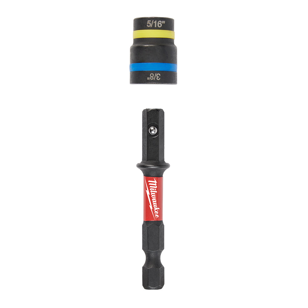 SHOCKWAVE Impact Duty 5/16" and 3/8" x 2-1/2" QUIK-CLEAR 2-in-1 Magnetic Nut Driver