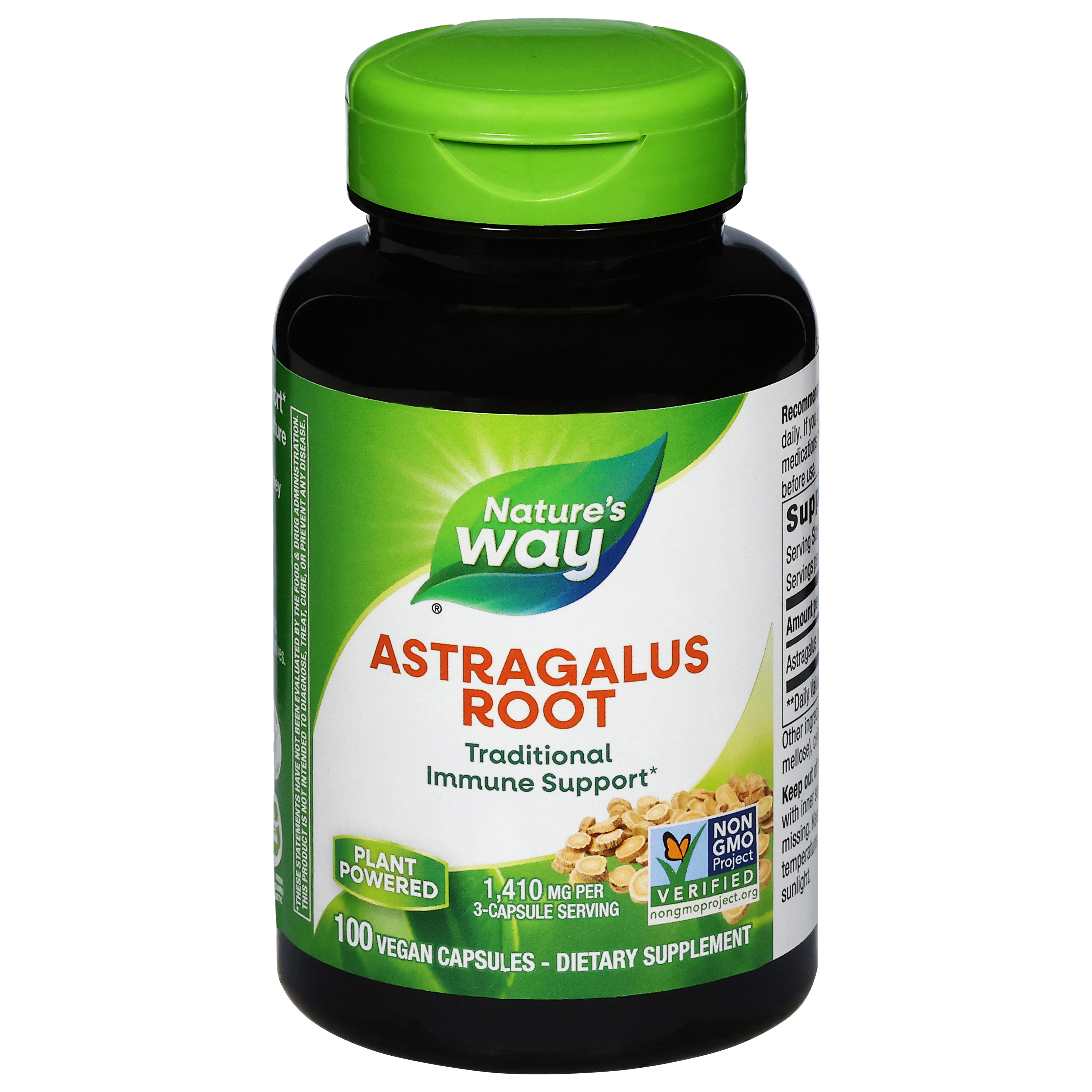 Nature's Way Astragalus Root 100 Vegan Capsules