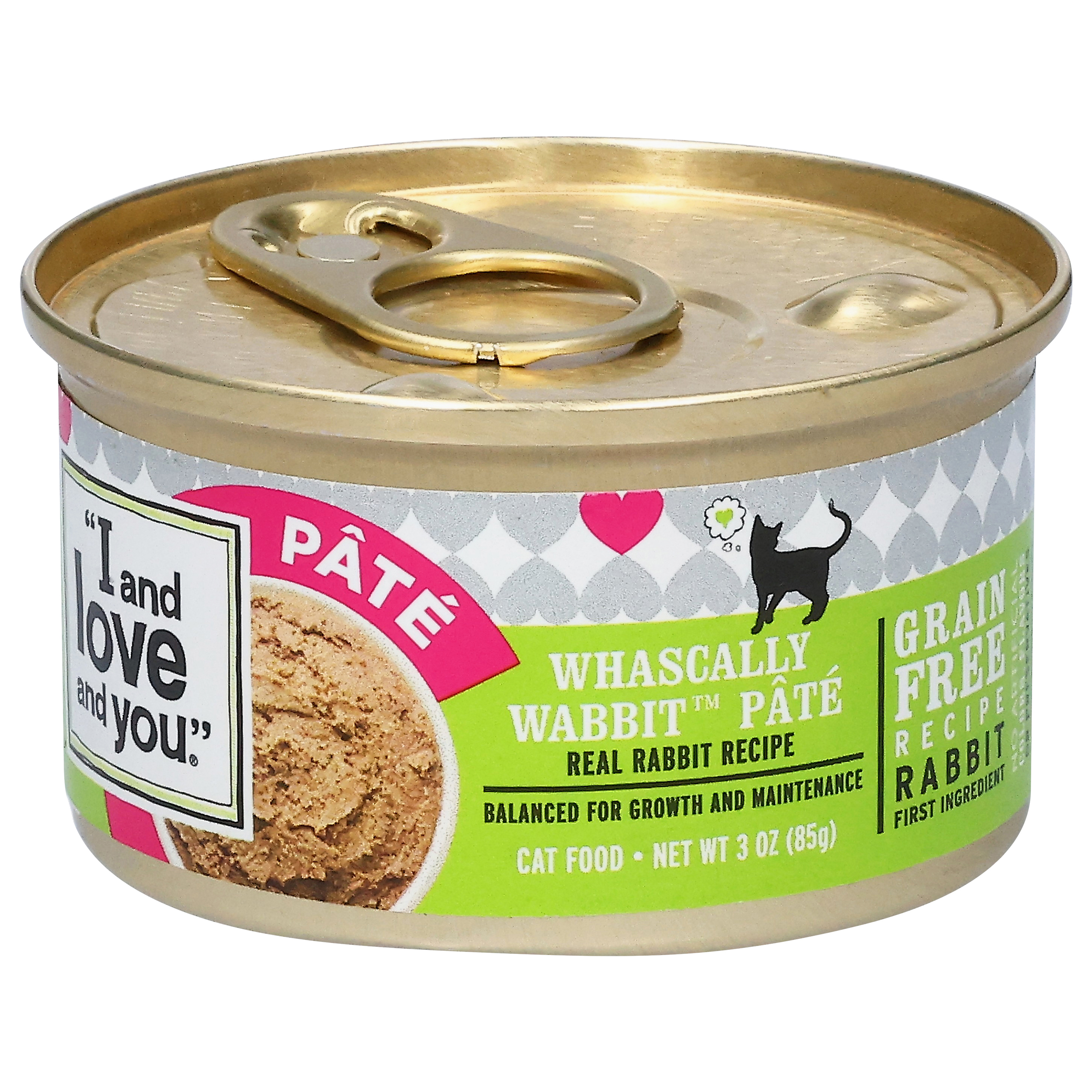 I and Love and You Grain Free Whascally Wabbit Pate Cat Food