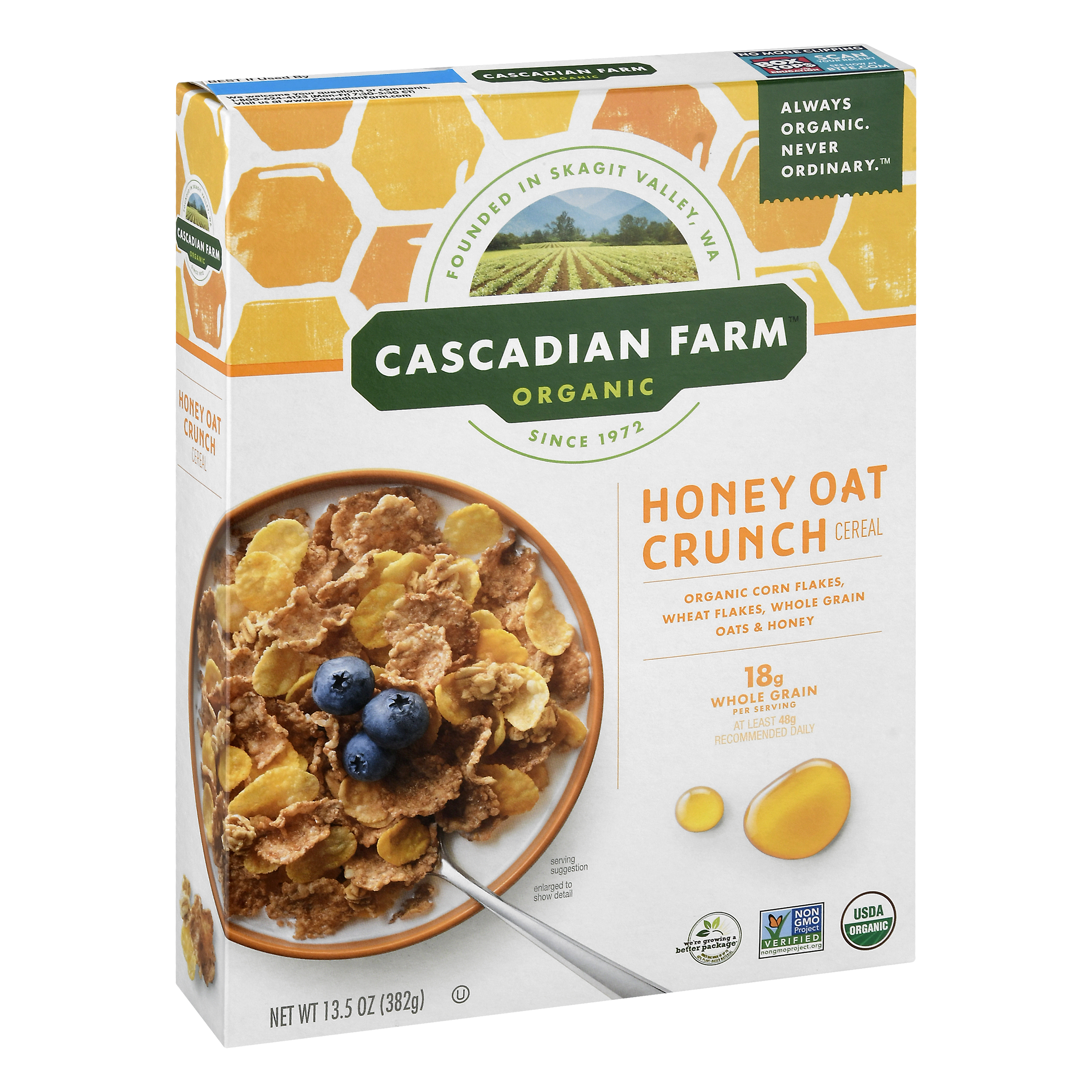 Cascadian Farm Organic Honey Oat Crunch Cereal