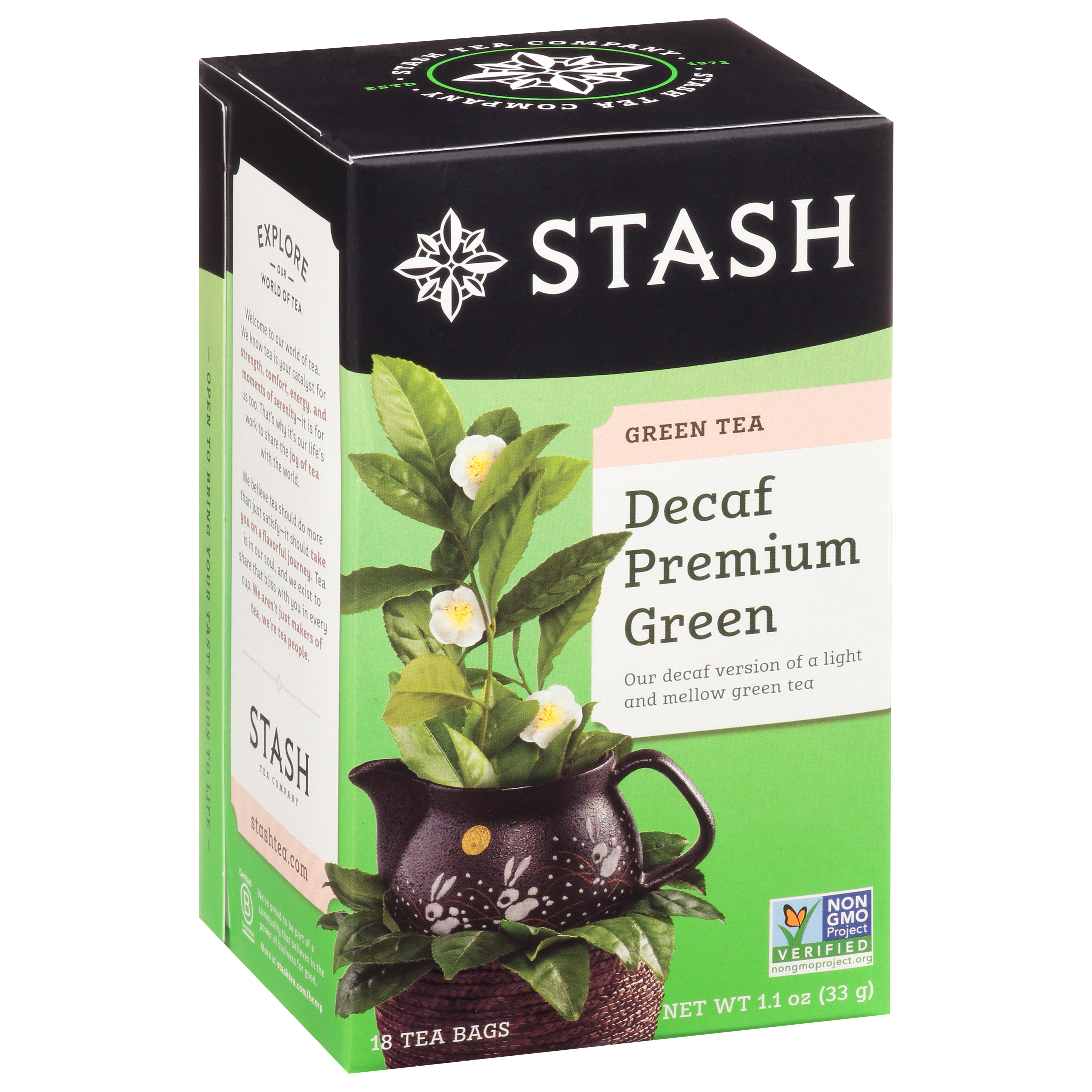 Stash Tea Bags Decaf Premium Green Green Tea