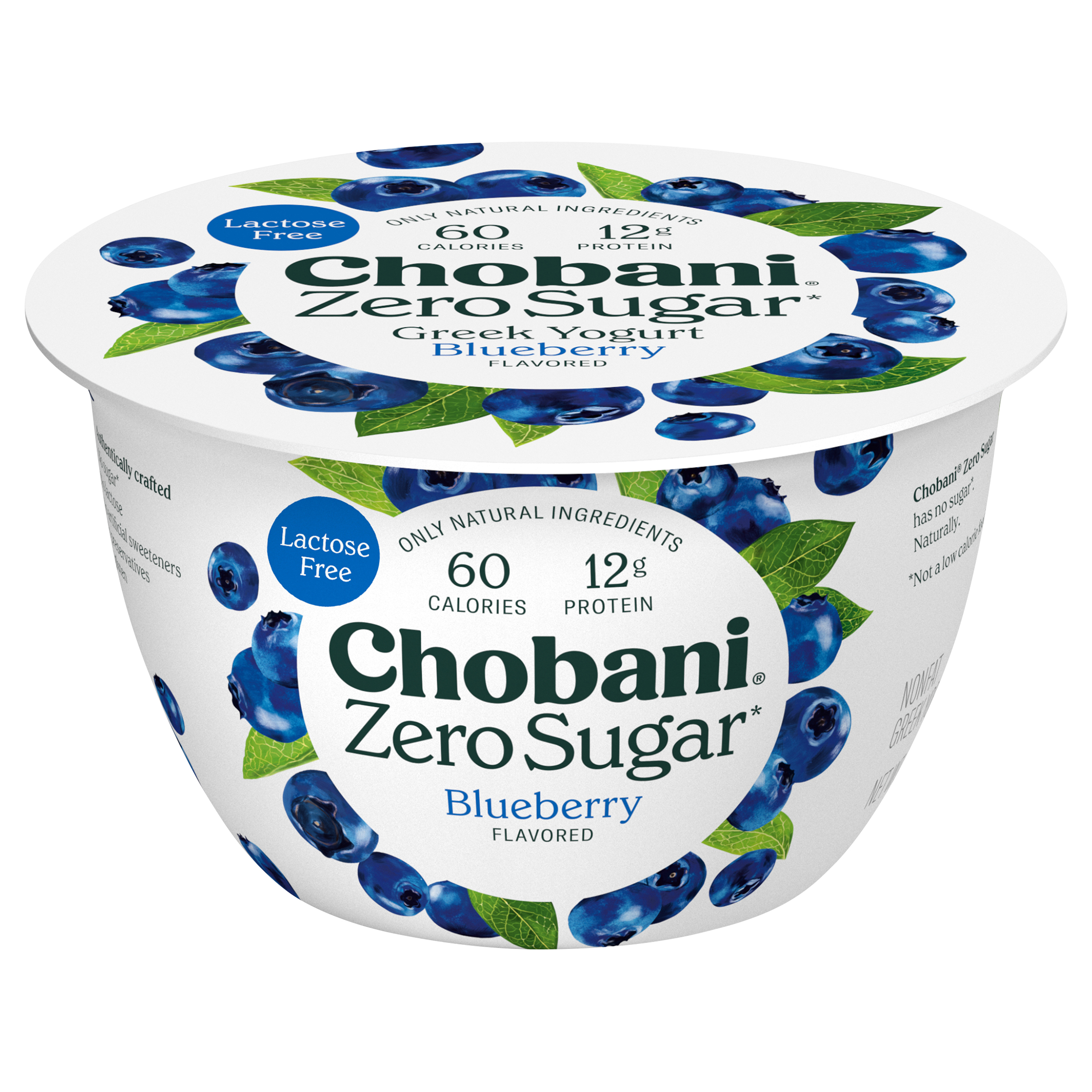 Chobani Nonfat Zero Sugar Greek Blueberry Yogurt