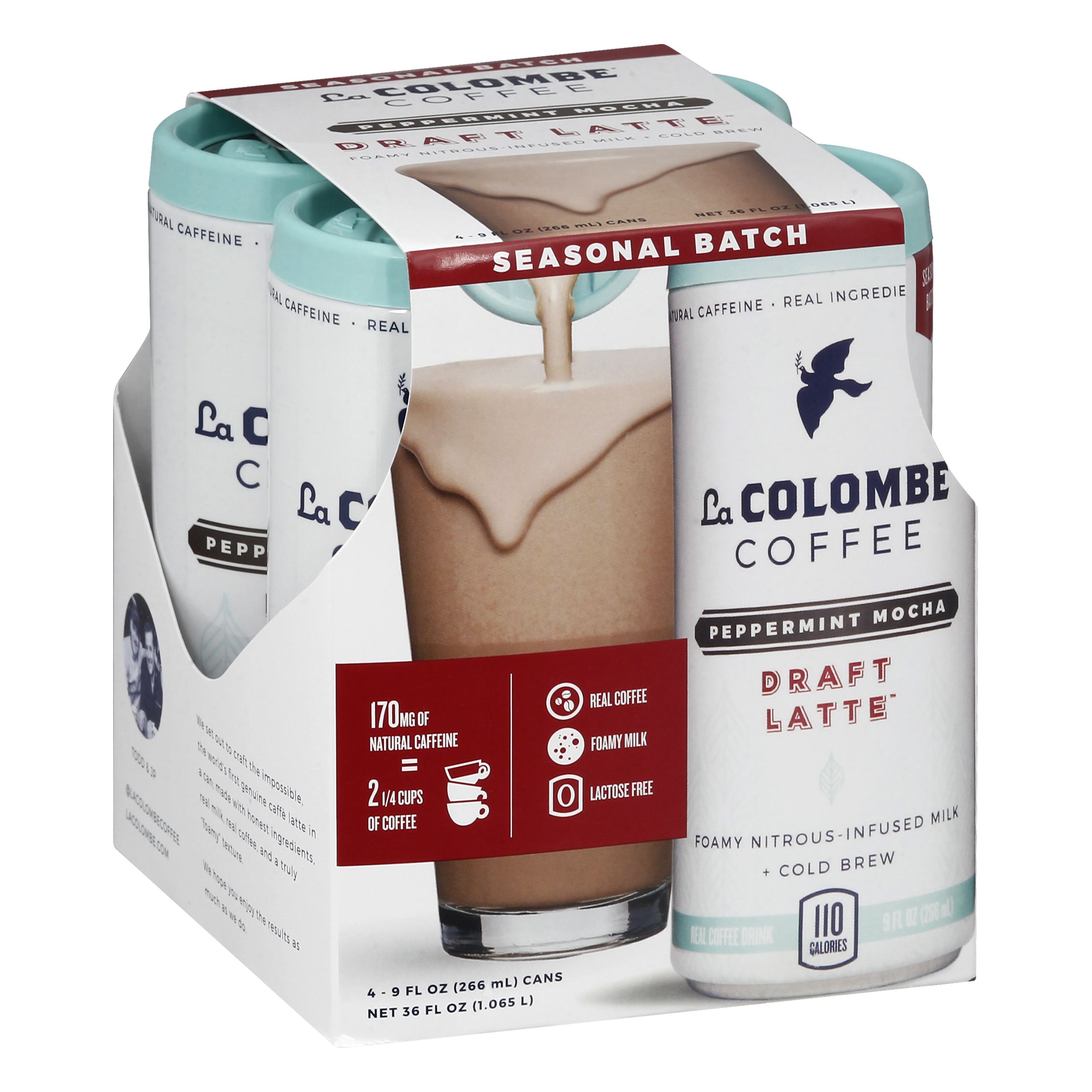 La Colombe Seasonal Batch Real Peppermint Mocha Coffee Drink