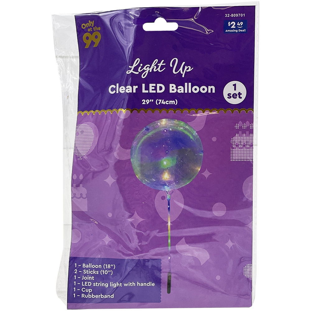 Light Up Clear LED Balloon