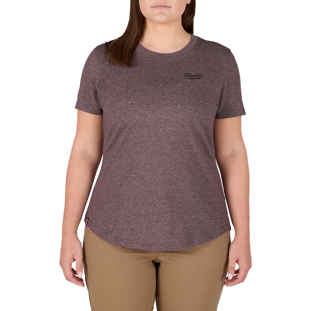 Women's FREEFLEX Hybrid Tee - Short Sleeve Purple 2X