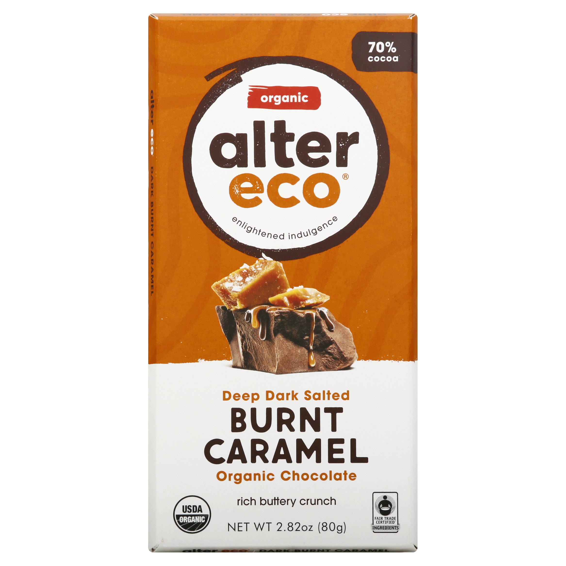 Alter Eco Deep Dark Salted Burnt Caramel Chocolate