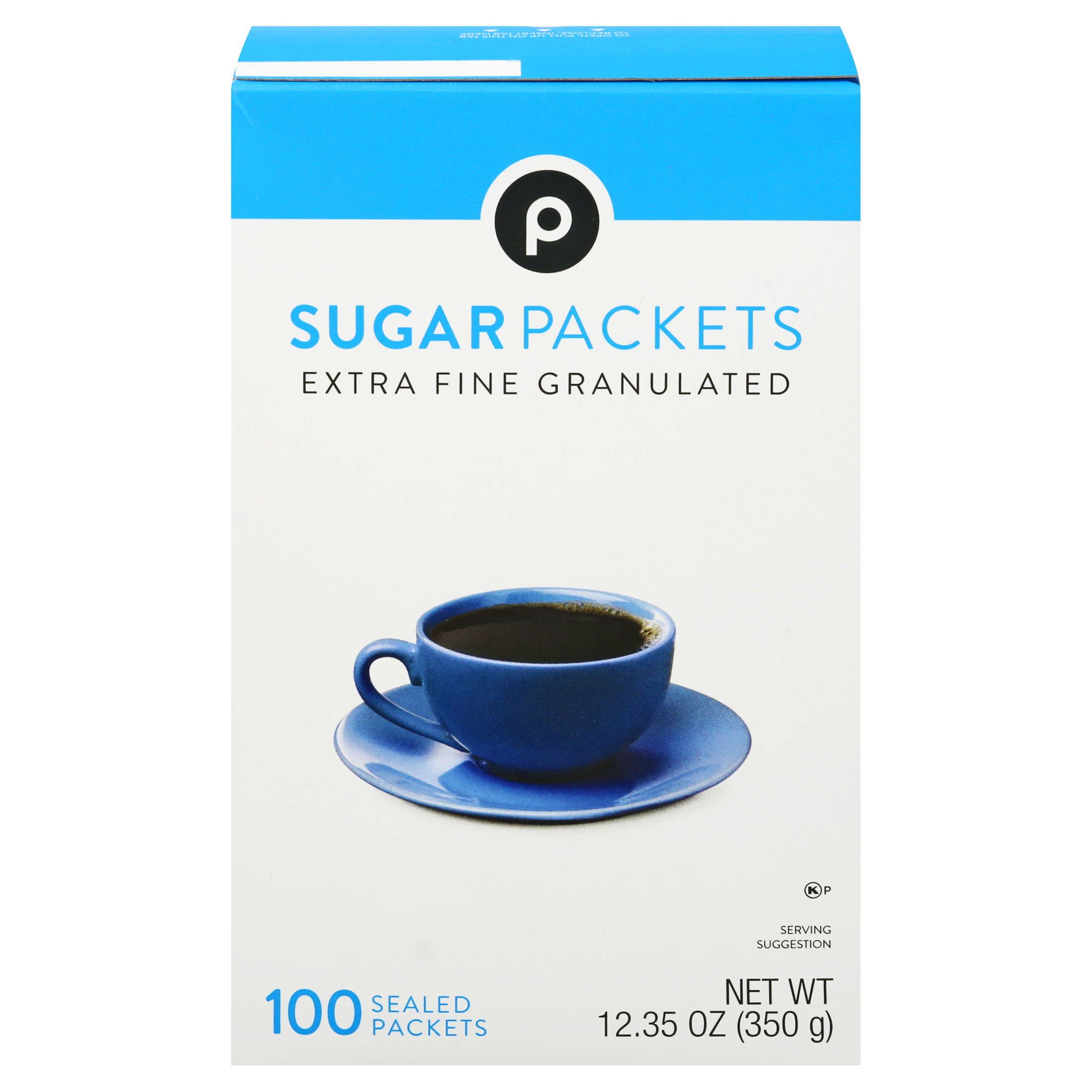Publix Extra Fine Granulated Sugar Packets 100 ea BOX