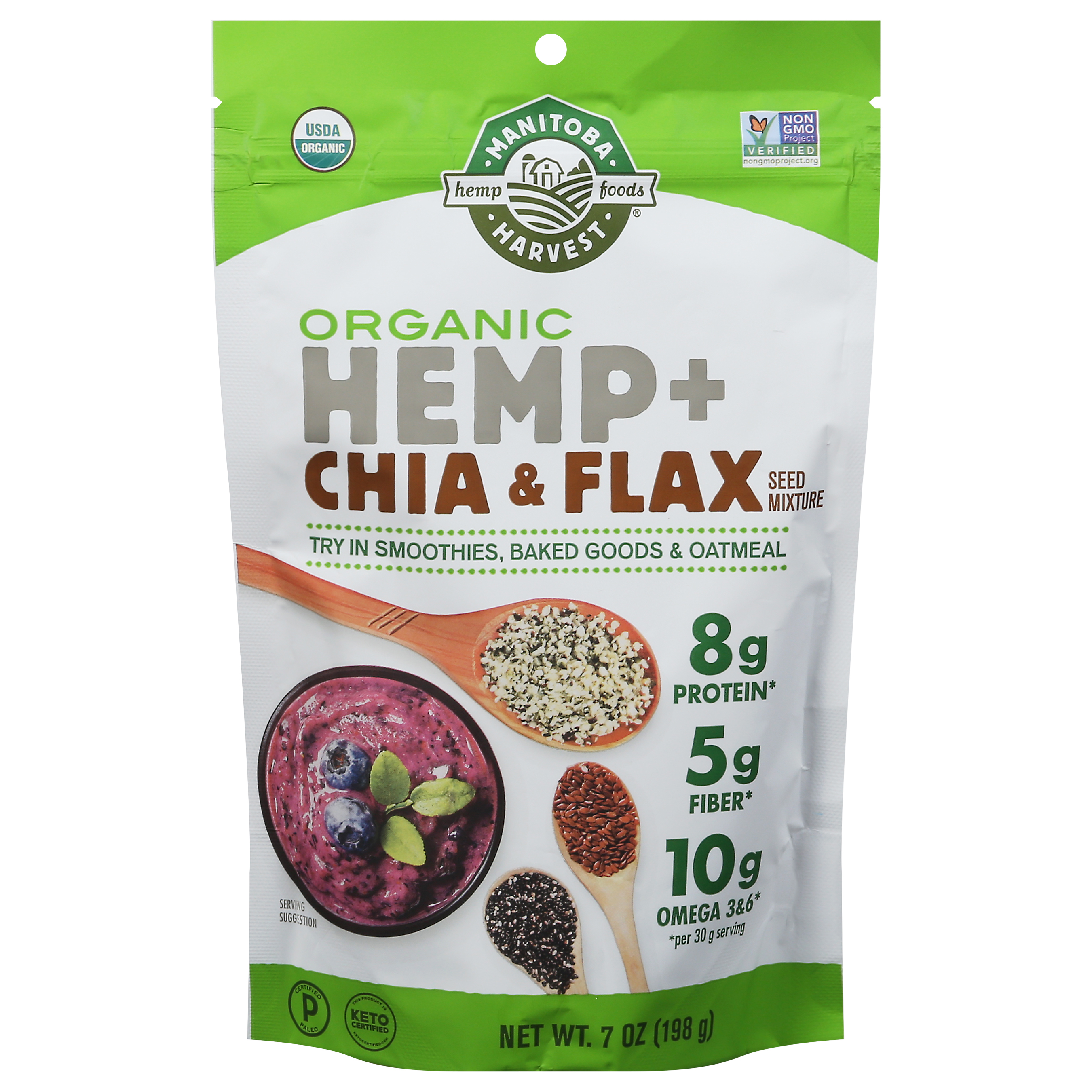 Manitoba Harvest Hemp + Chia & Flax Organic Seed Mixture