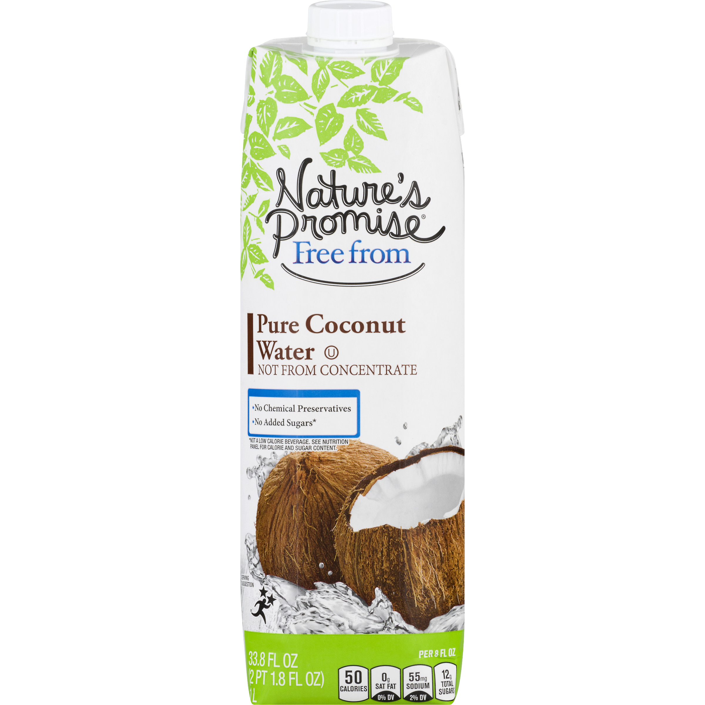 Nature's Promise Pure Coconut Water, Carton