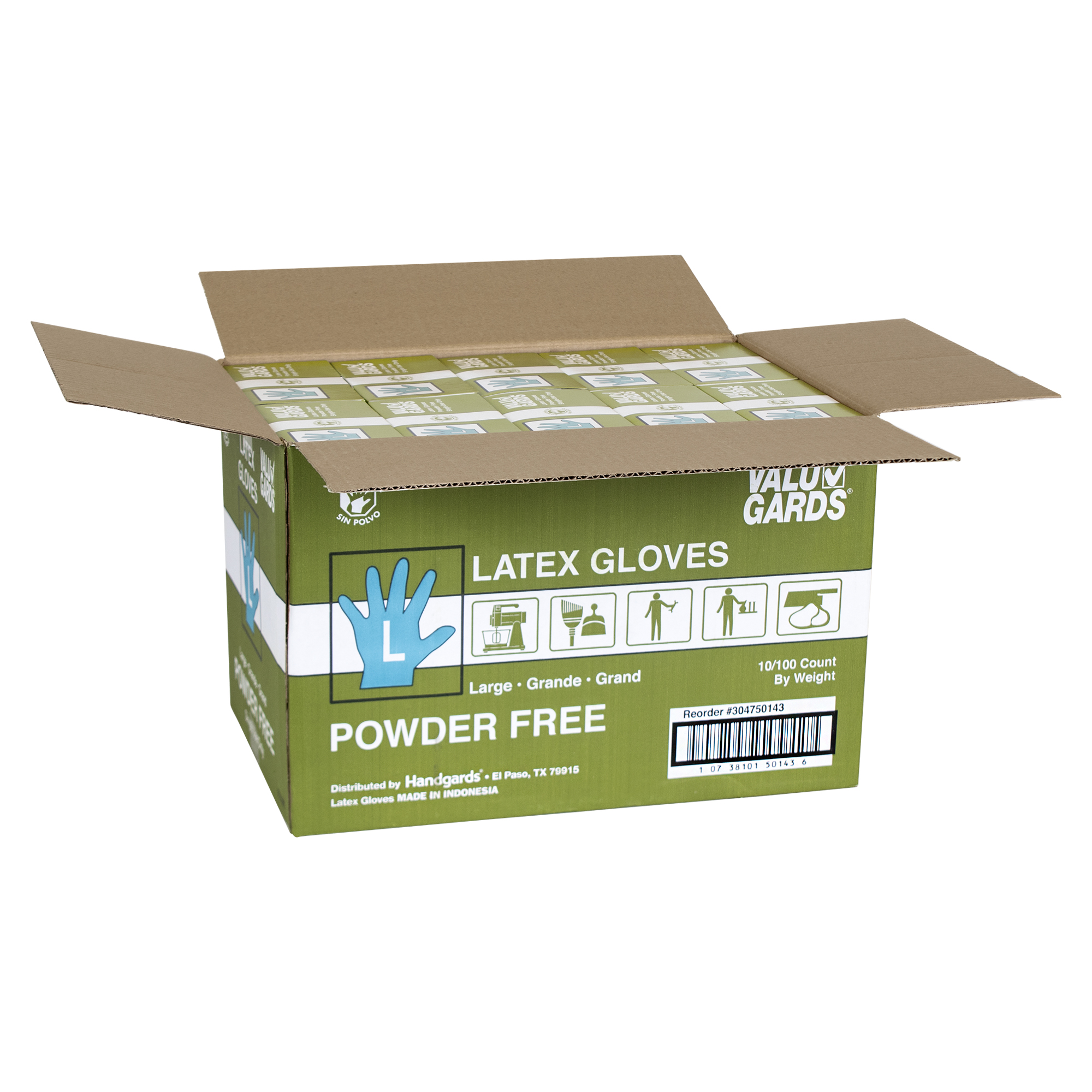 LG POWDR FREE LATEX GLOVE 1M10/100/CS 304750143