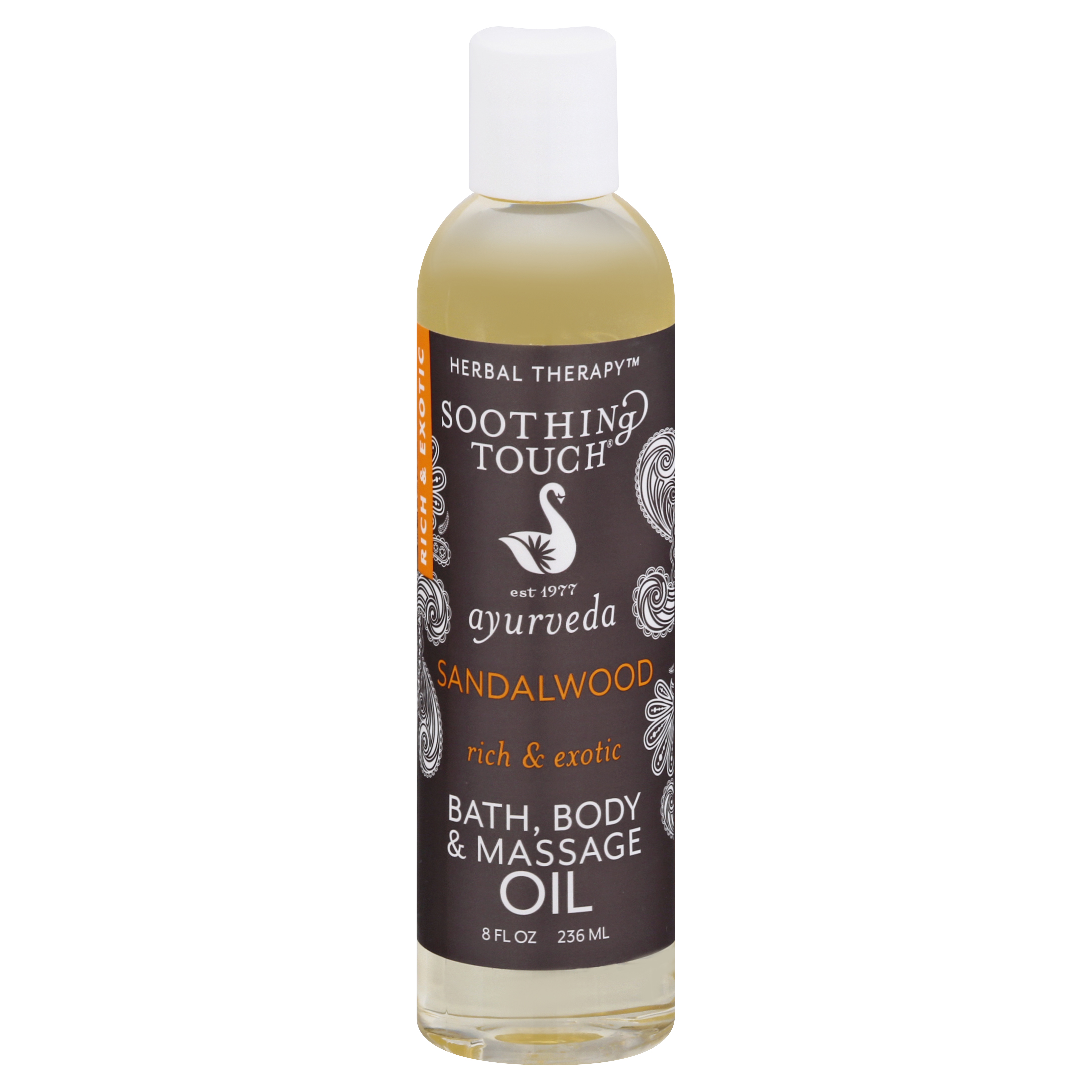Soothing Touch Herbal Therapy Sandalwood Bath, Body & Massage Oil
