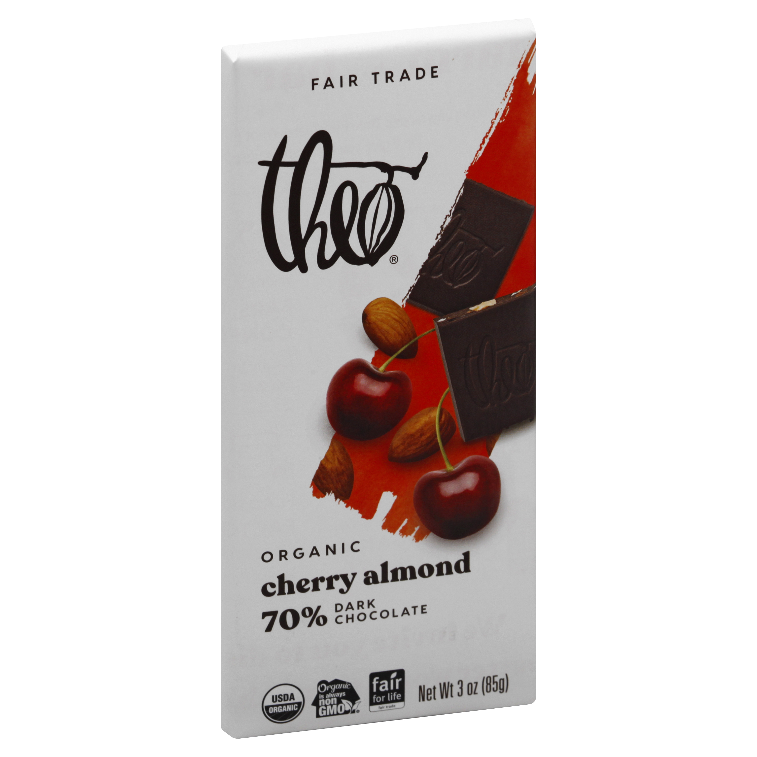 Theo Organic 70% Cherry Almond Dark Chocolate