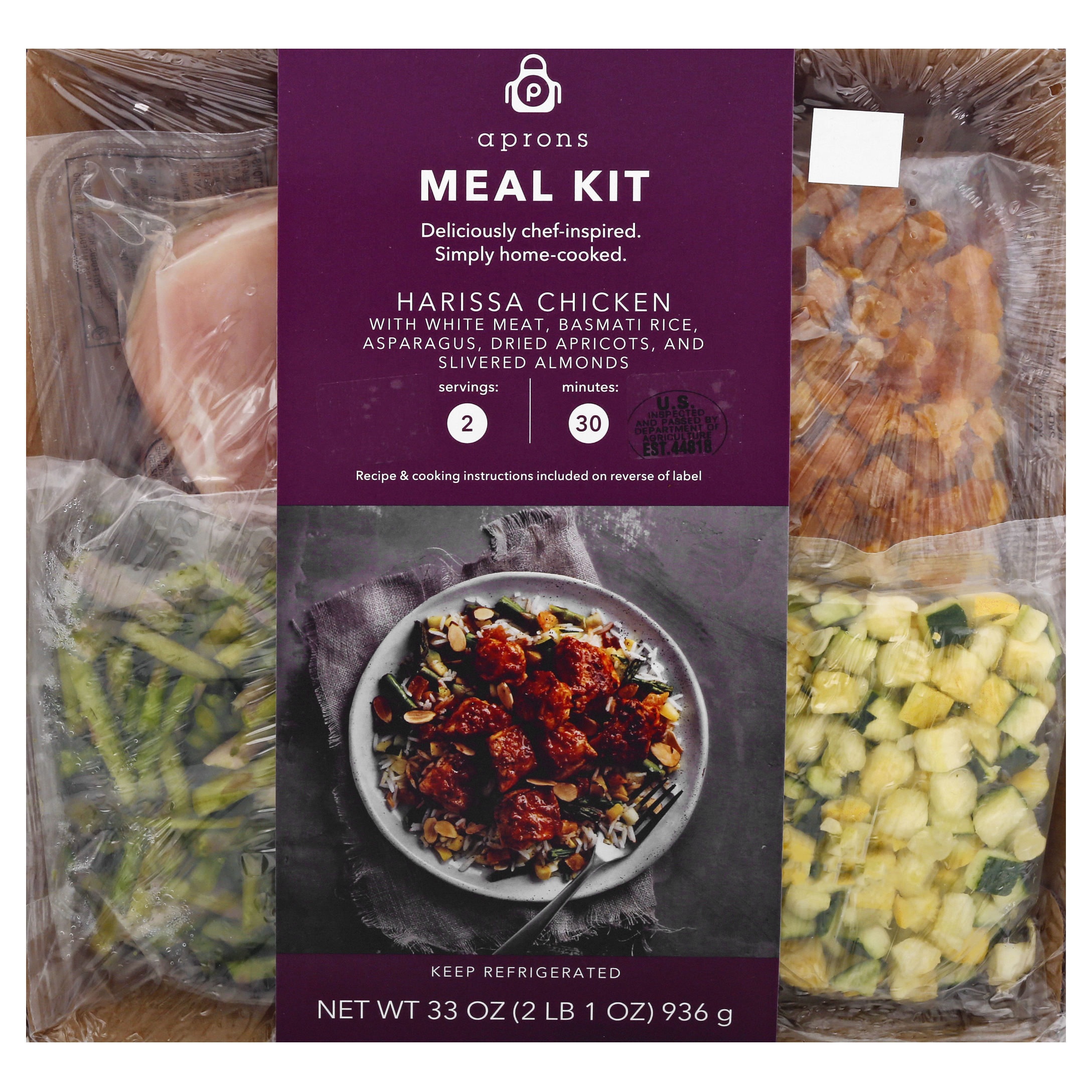 Publix Aprons Harissa Chicken Meal Kit 33 oz Tray