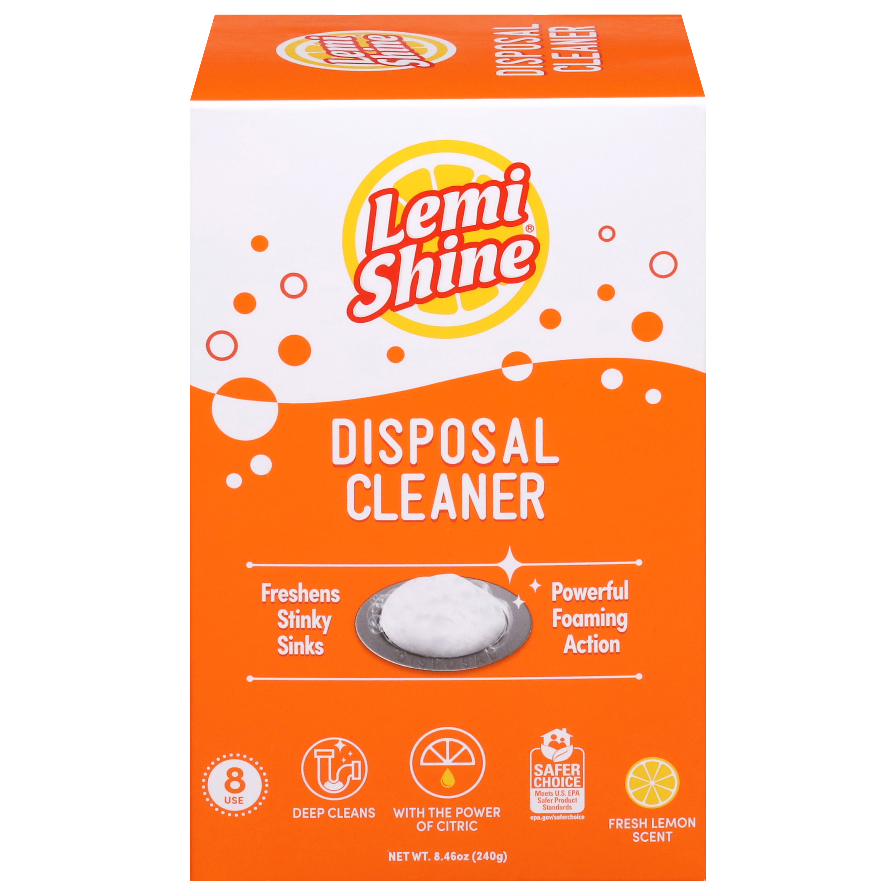 Lemi Shine Fresh Lemon Scent Disposal Cleaner