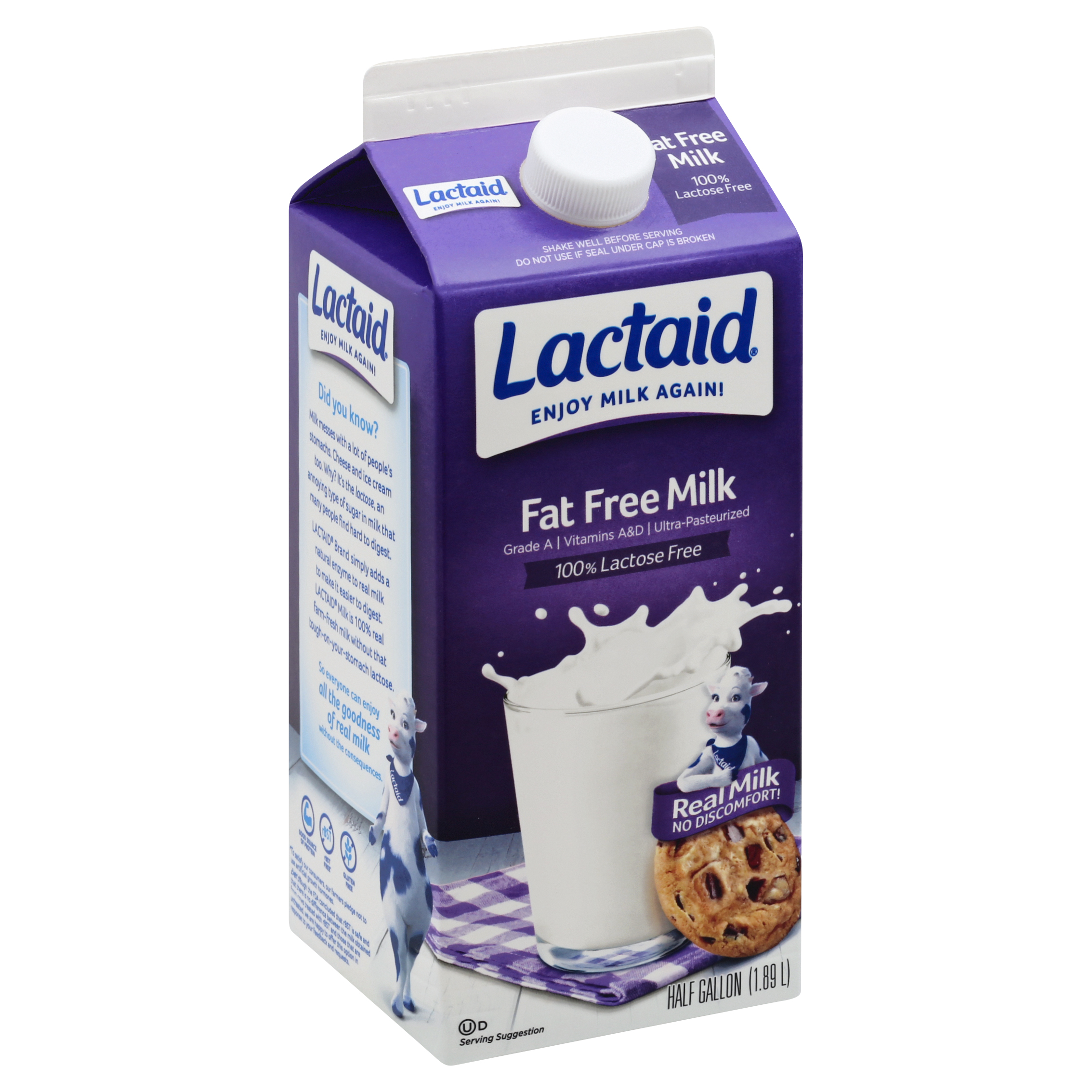 Lactaid Milk 0.5 gl