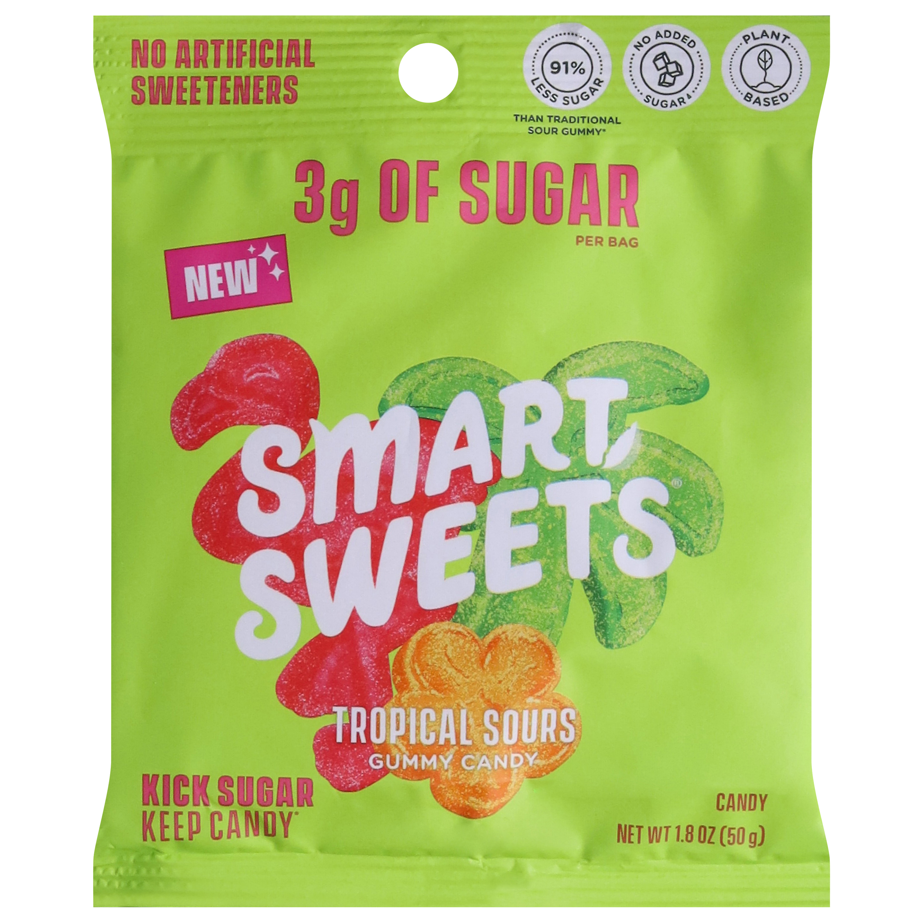 SmartSweets Tropical Sours Gummy Candy