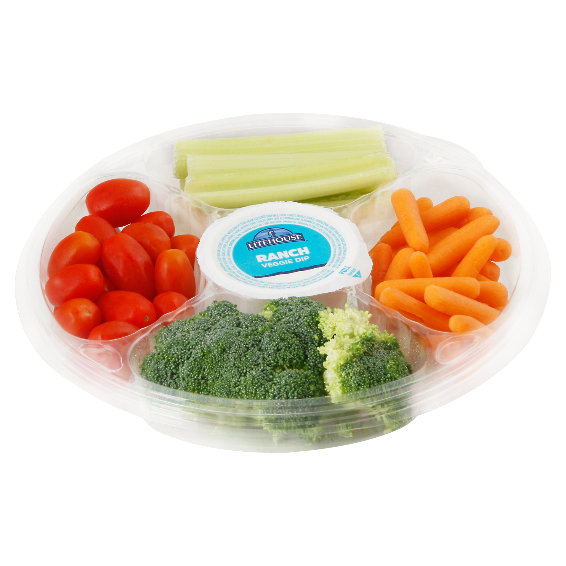 Food Lion Vegetable Tray with Ranch Dip 1 ea
