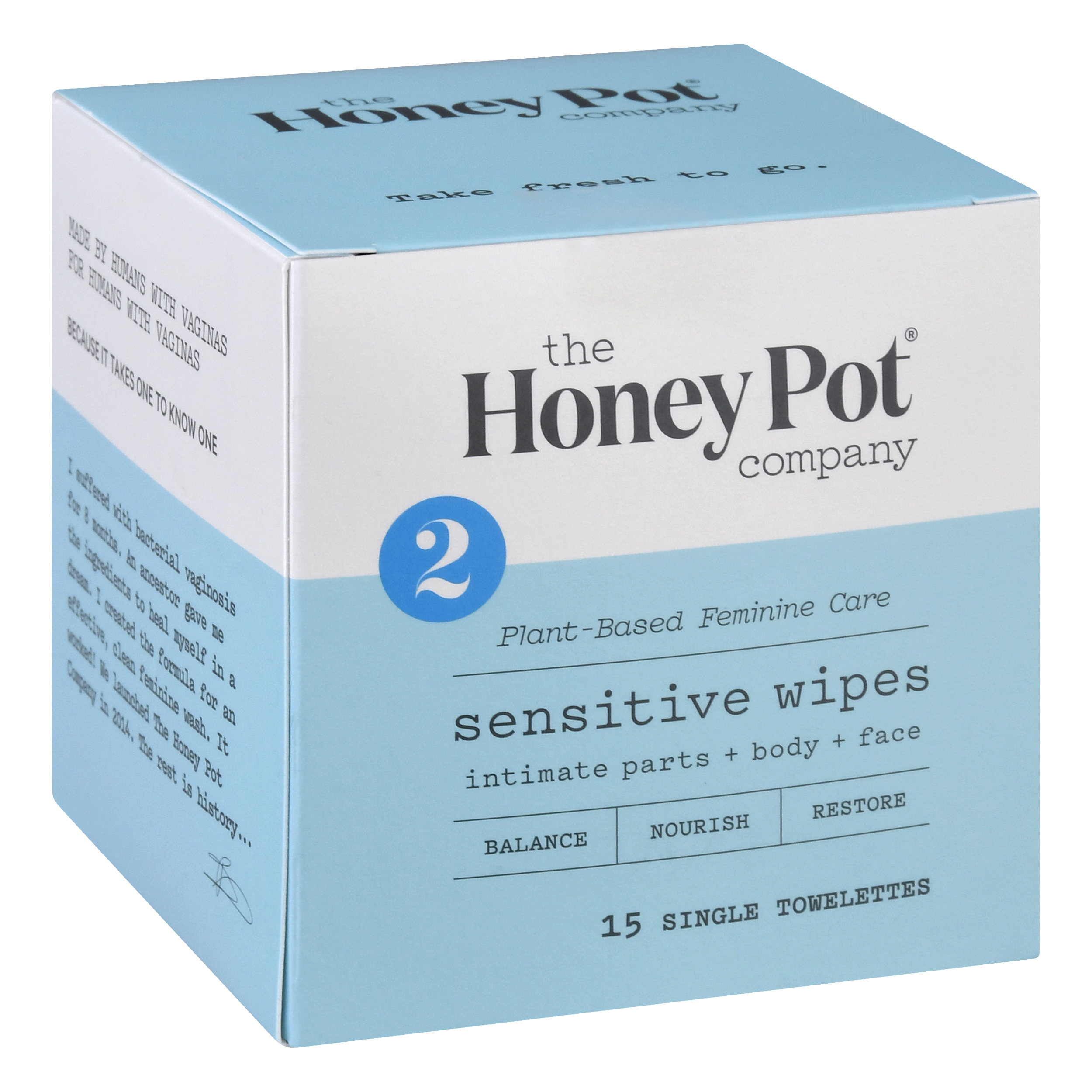 The Honey Pot Sensitive 2 Wipes