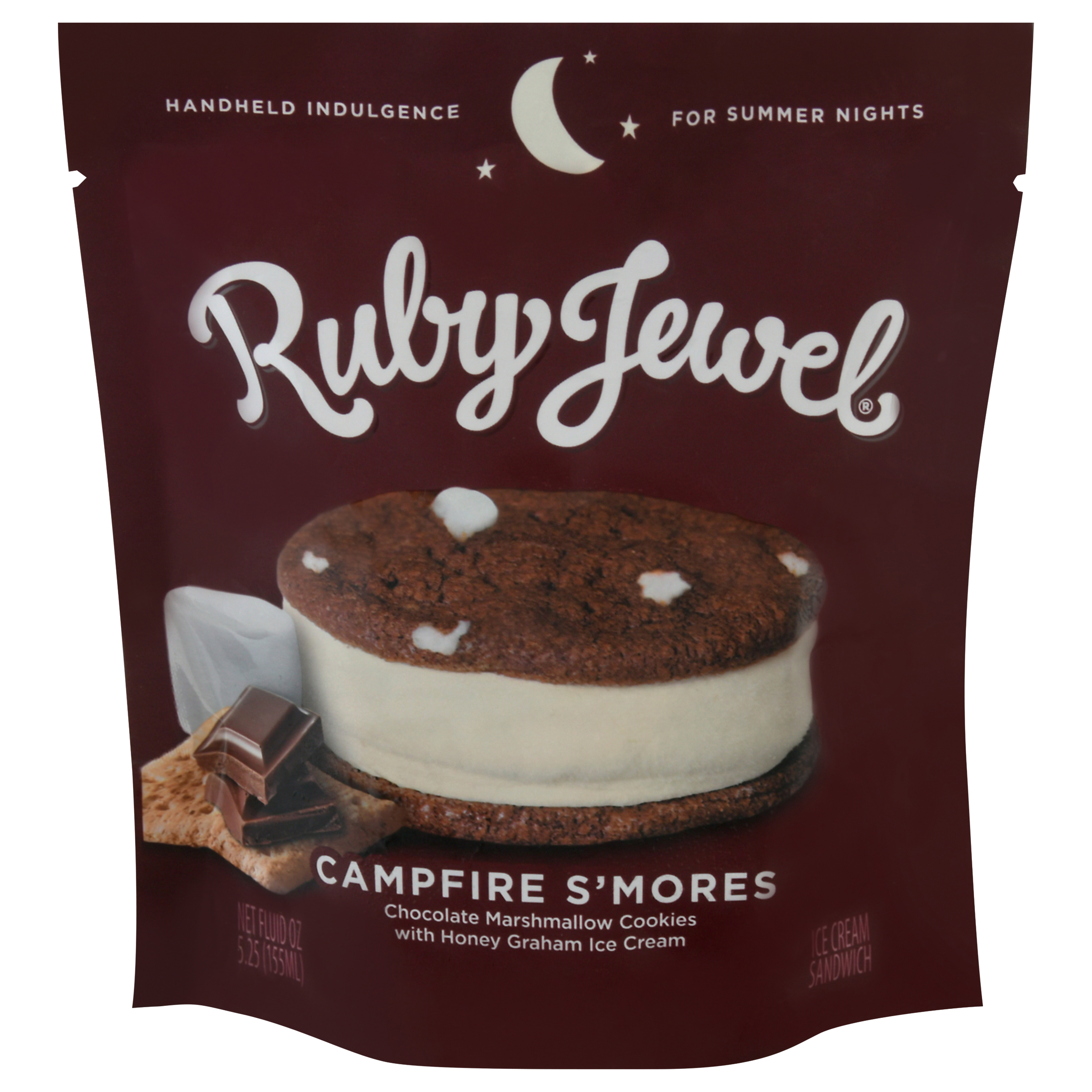 Ruby Jewel Campfire S'mores Ice Cream Sandwich