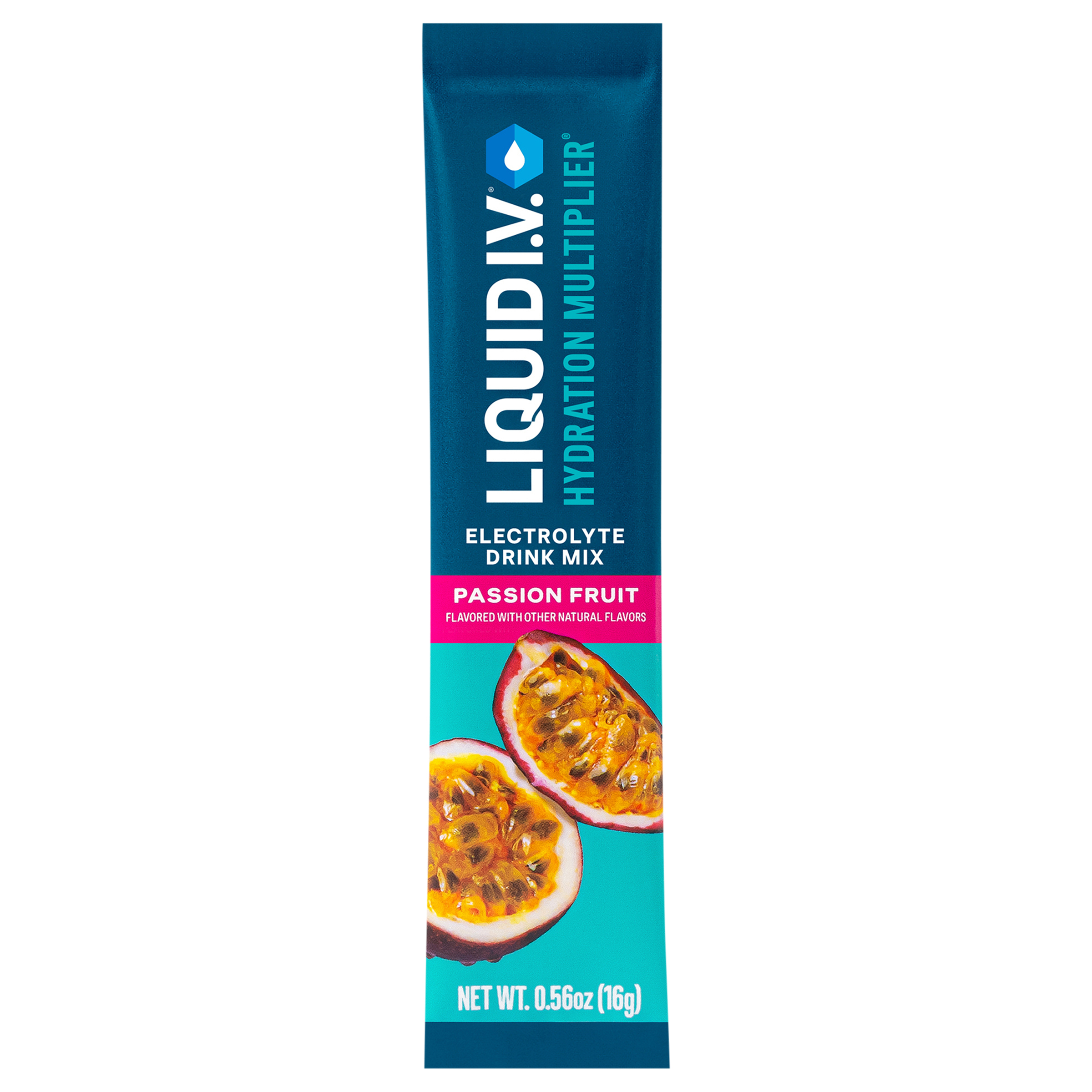 Liquid I.V.® Hydration Multiplier® - Passion Fruit - Hydration Powder Packets | Electrolyte Powder Drink Mix | Convenient Single-Serving Sticks | Non-GMO | Single Stick