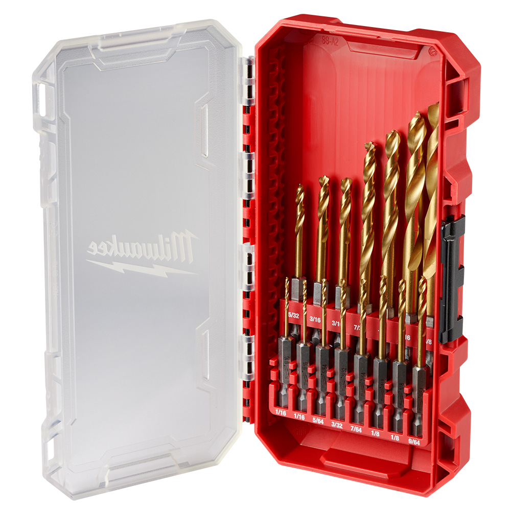 MIL 48-89-4670 15PC SHOCKWAVE Drill Bit Set