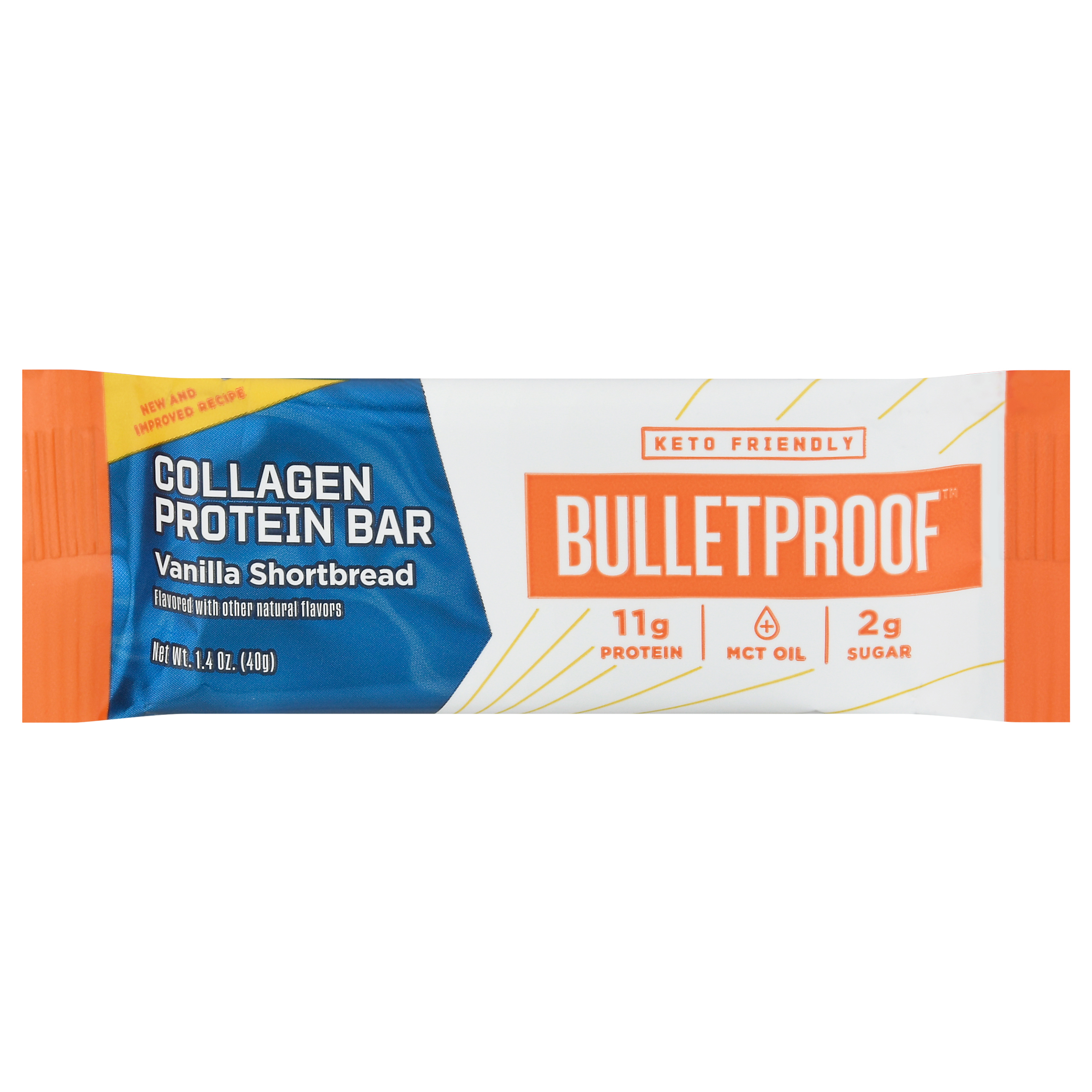 Bulletproof Vanilla Shortbread Collagen Protein Bar