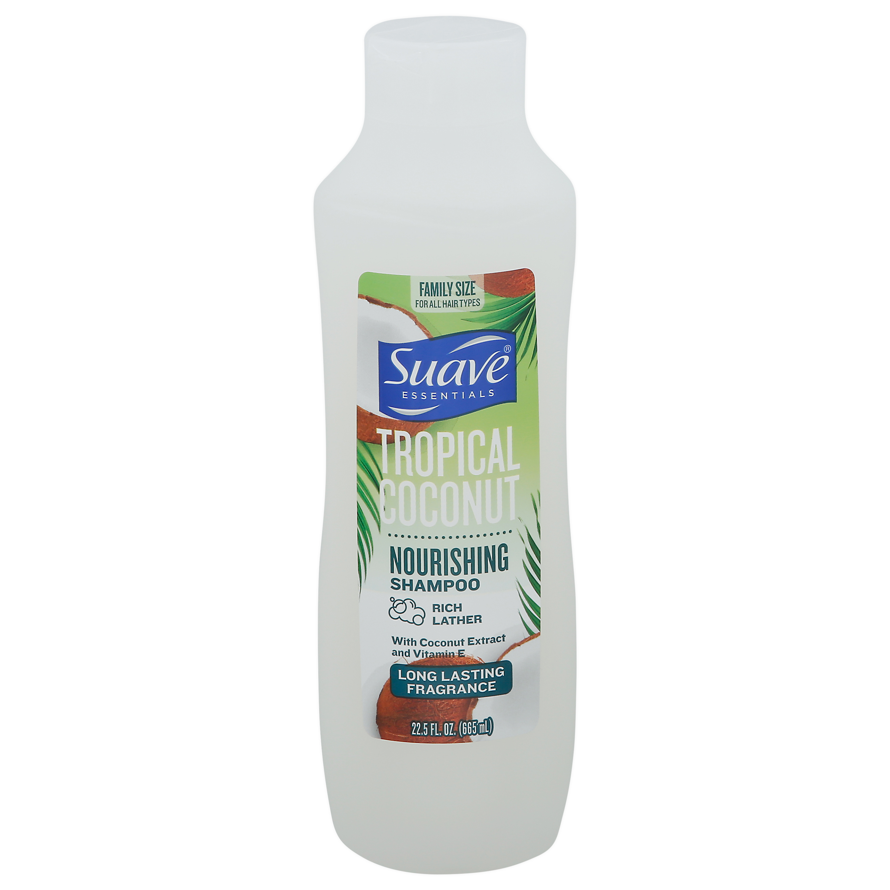 Suave Nourishing Tropical Coconut Shampoo Family Size 22.5 fl oz Bulk
