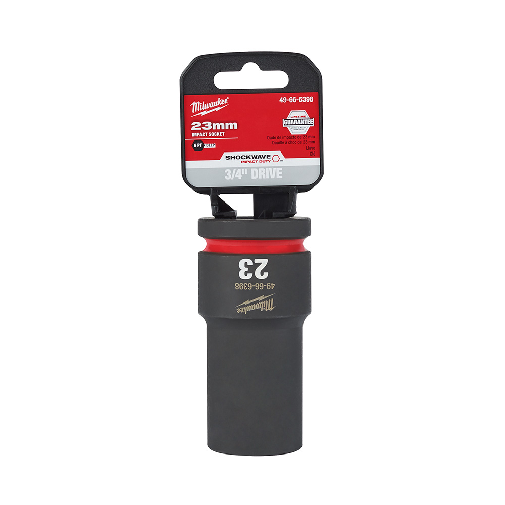 SHOCKWAVE Impact Duty 3/4" Drive 23MM Deep 6 Point Socket