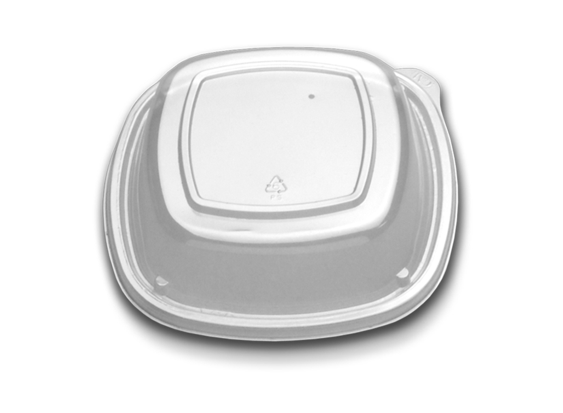 CL213-079-1 7" SQ HI DOME LID432/CS  F/FORUM PLATE