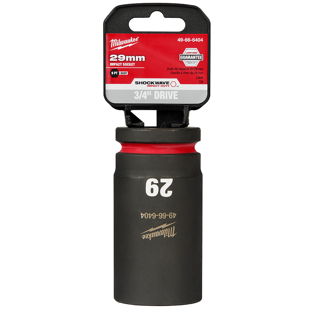 SHOCKWAVE Impact Duty 3/4" Drive 29MM Deep 6 Point Socket