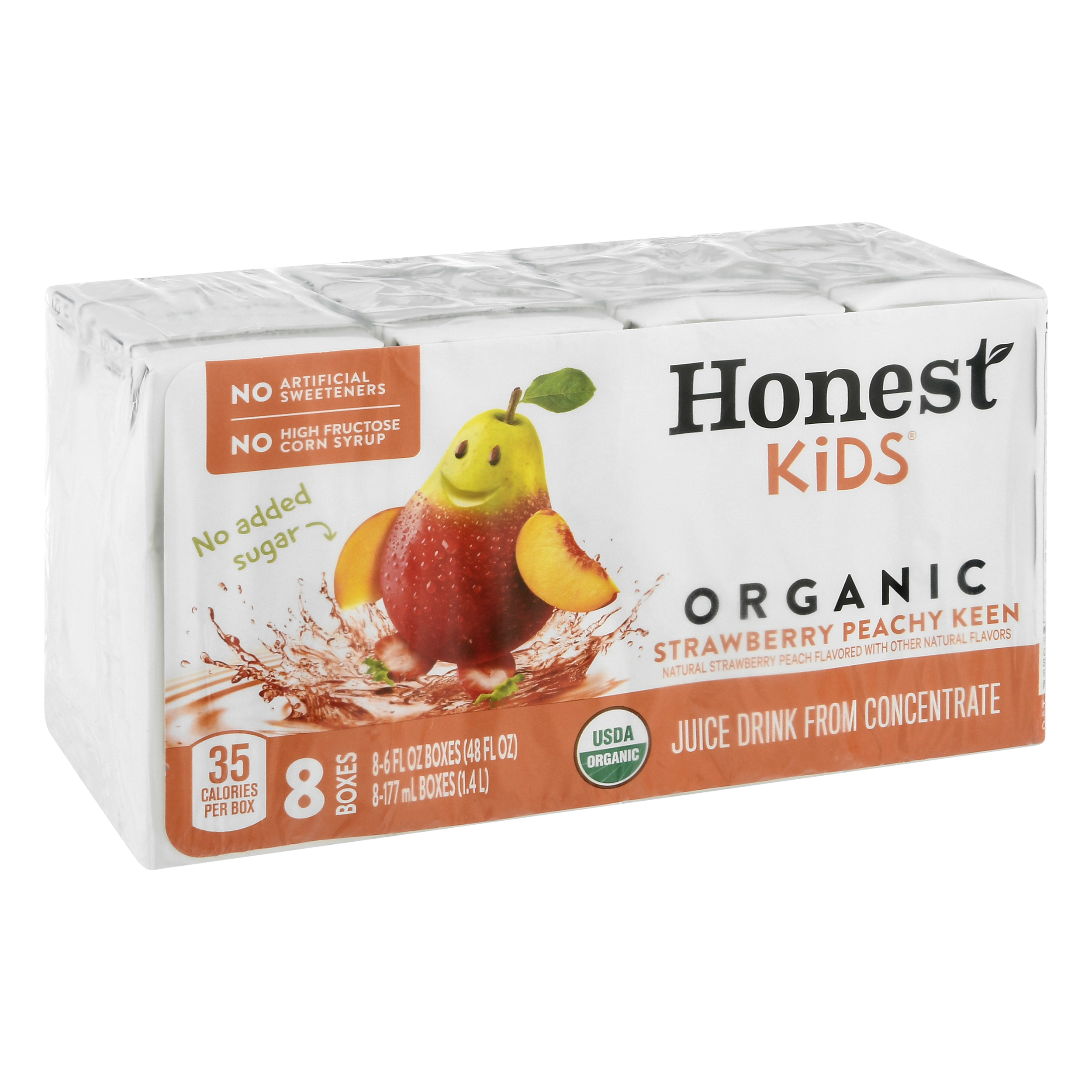 Honest Organic Strawberry Peachy Keen Juice Drink