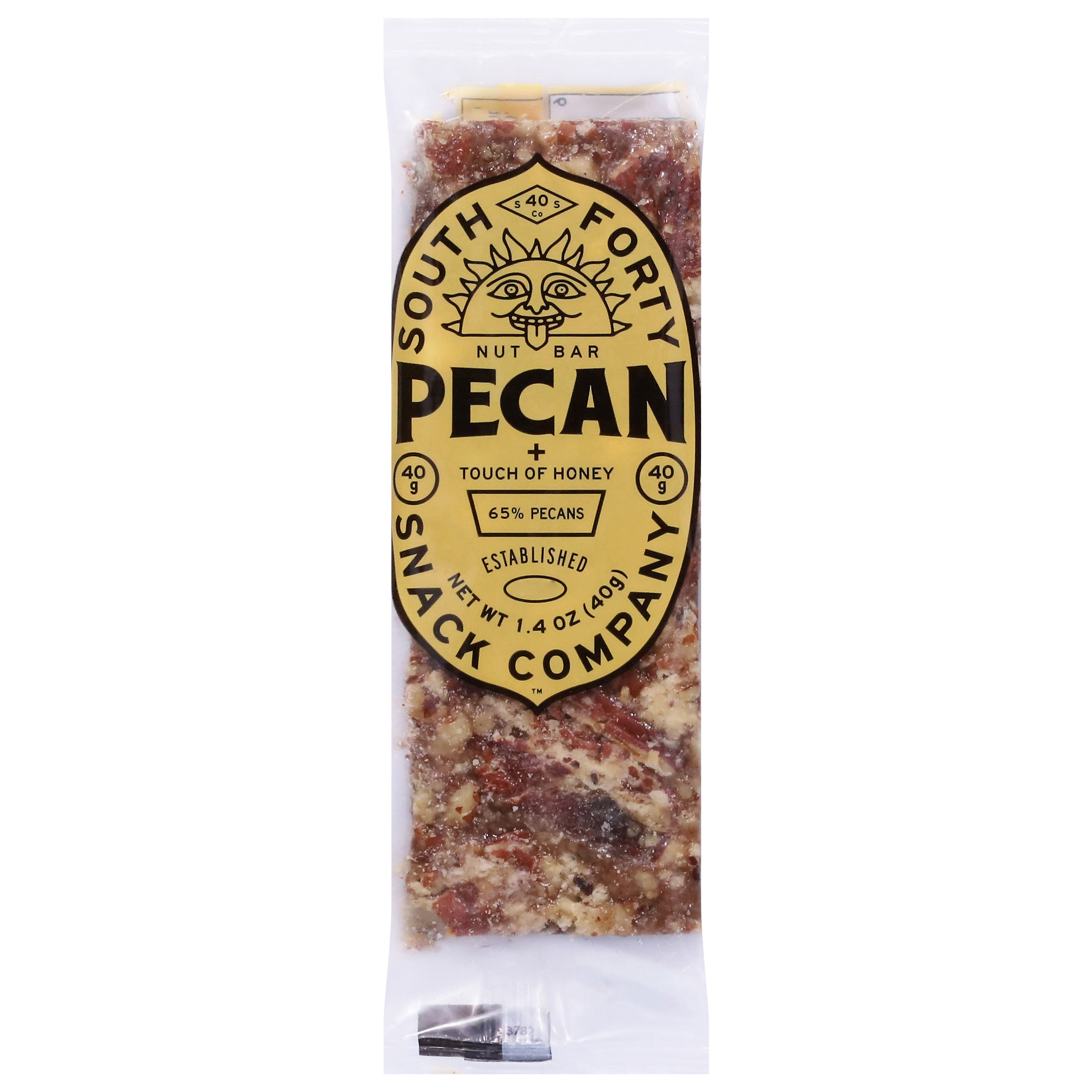 South Forty Snack Company Pecan + Touch of Honey Nut Bar