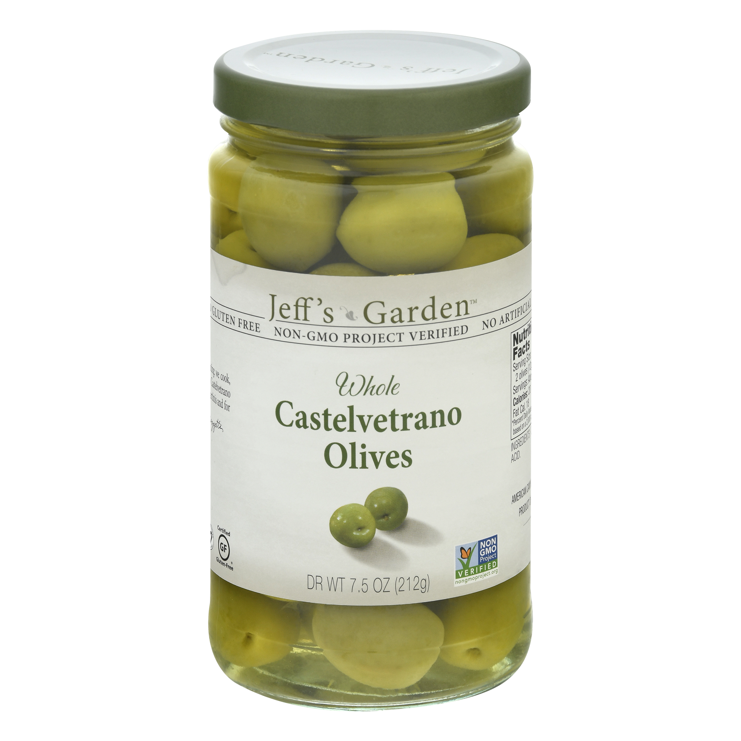 Jeff's Garden Whole Gluten Free Castelvetrano Olives