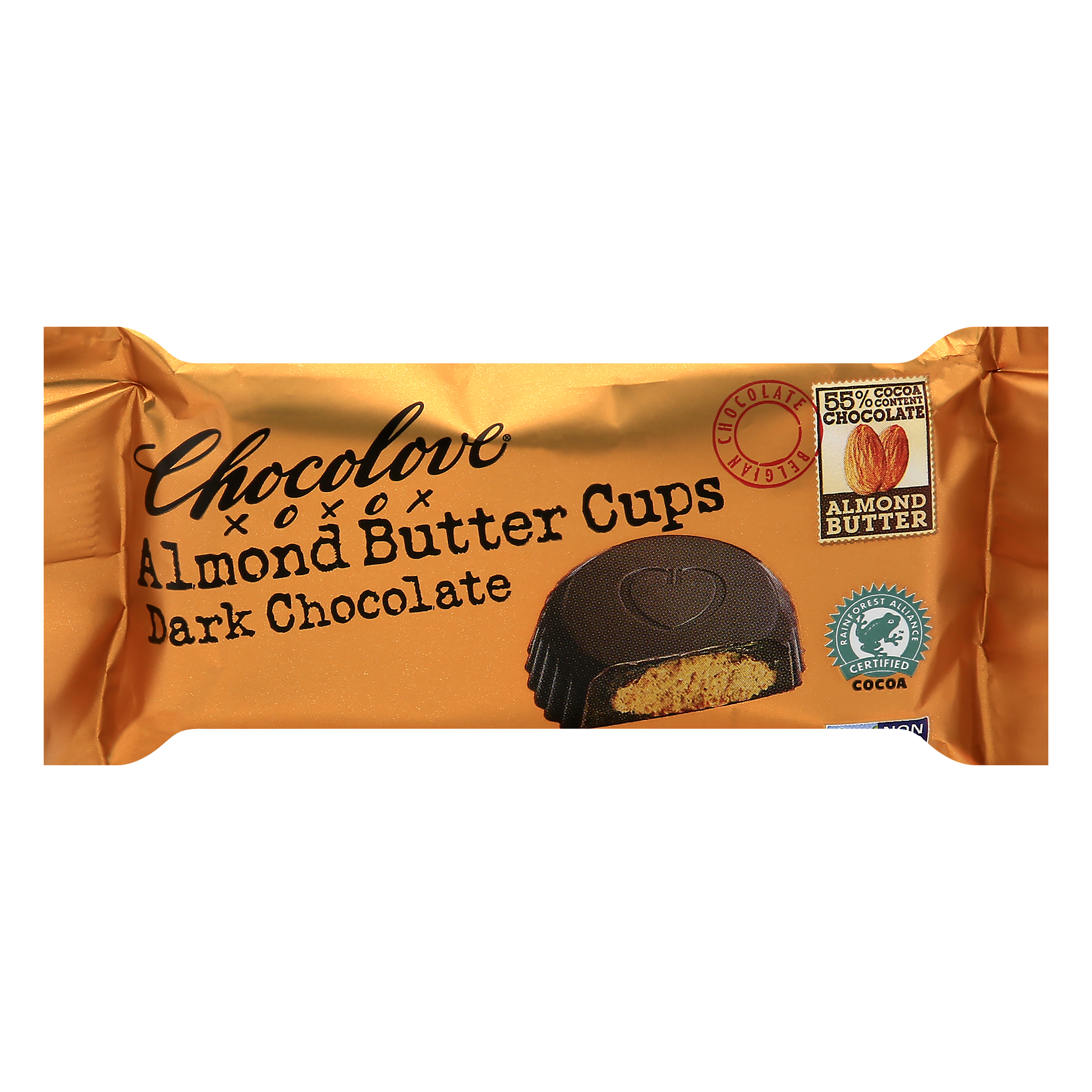 Chocolove 55% Cocoa Almond Butter Cups Dark Chocolate