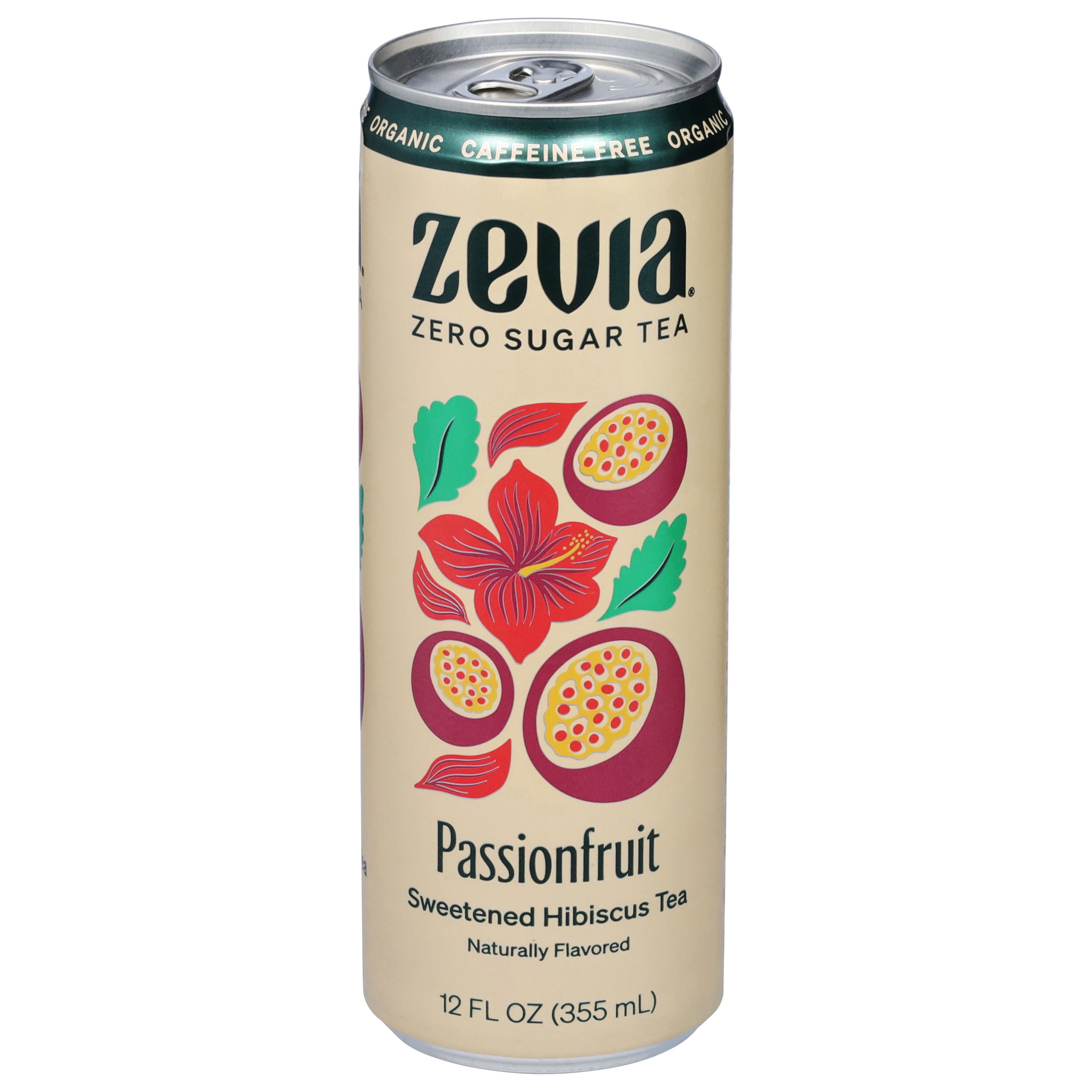 Zevia Sweetened Passionfruit Hibiscus Tea