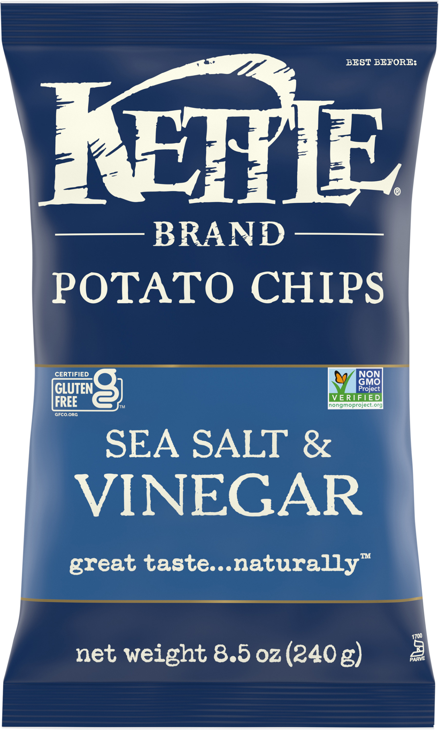 Kettle Brand Sea Salt & Vinegar Potato Chips 8.5 oz
