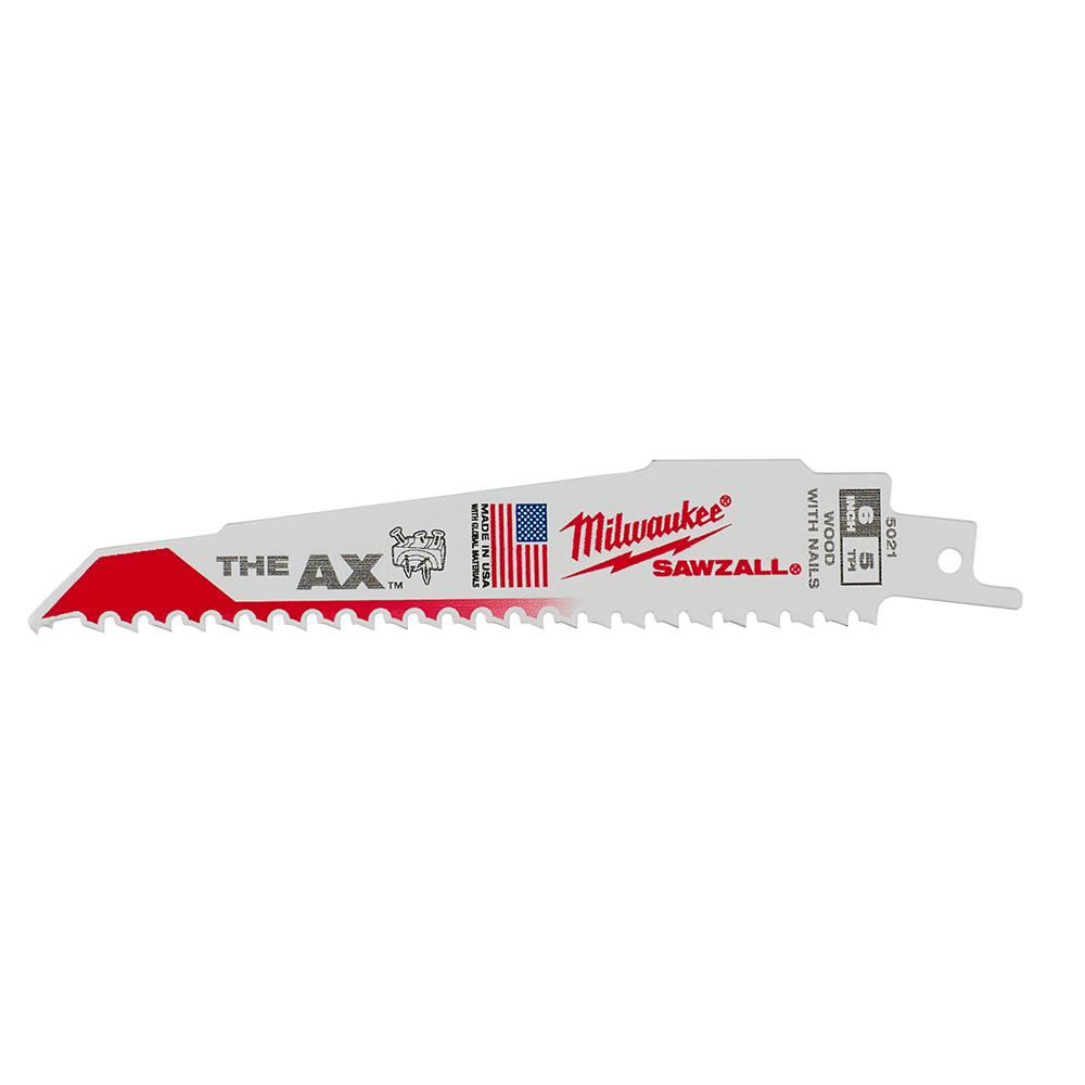 6 in. 5 TPI the Ax SAWZALL Blades 5PK Image