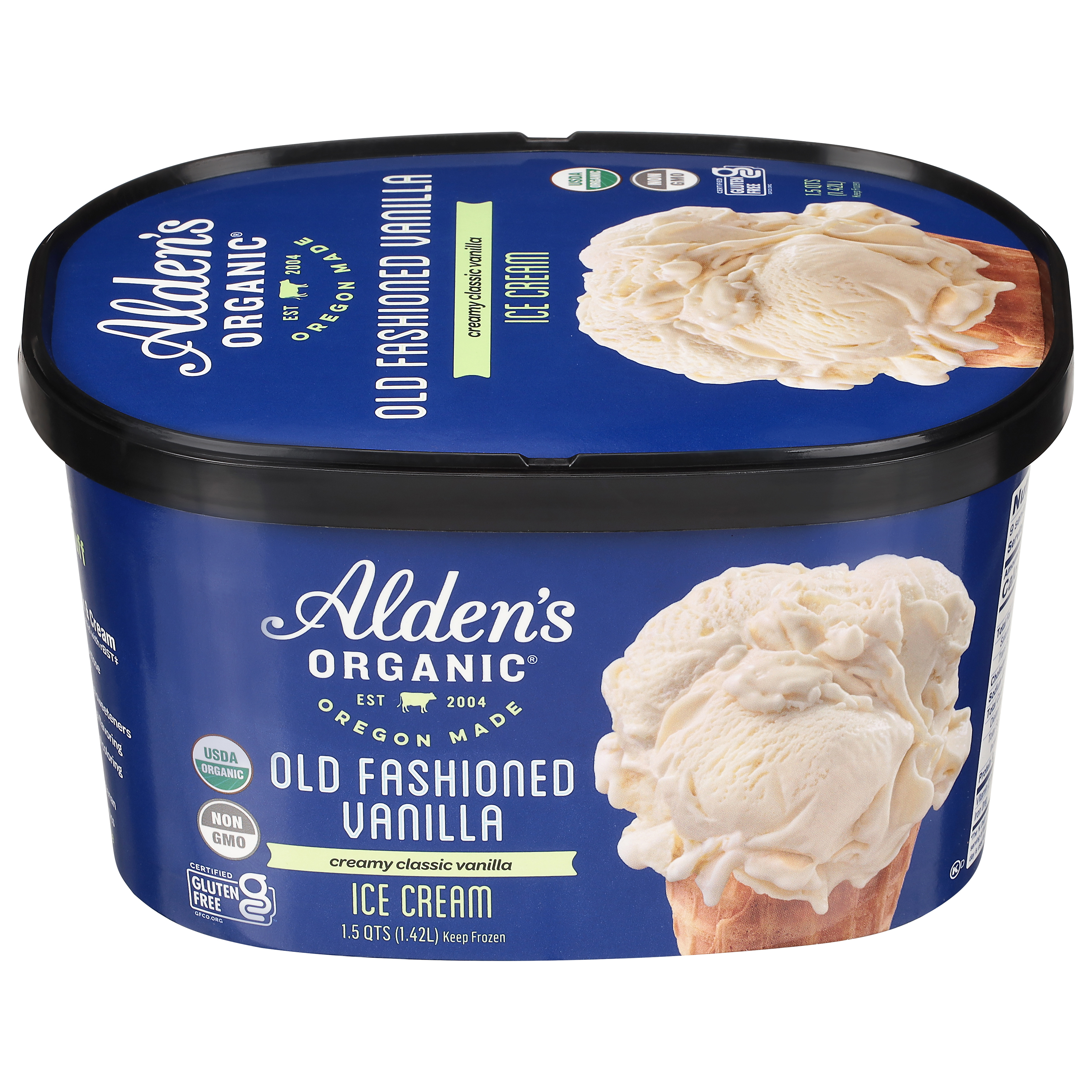 Alden's Organic Old Fashioned Vanilla Ice Cream