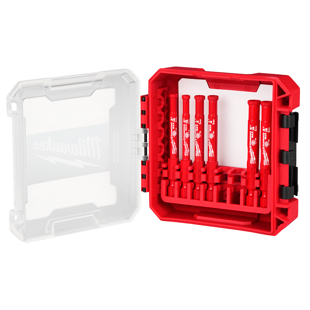 Milwaukee Diamond Max Hole Saw Bit Set - 6PC