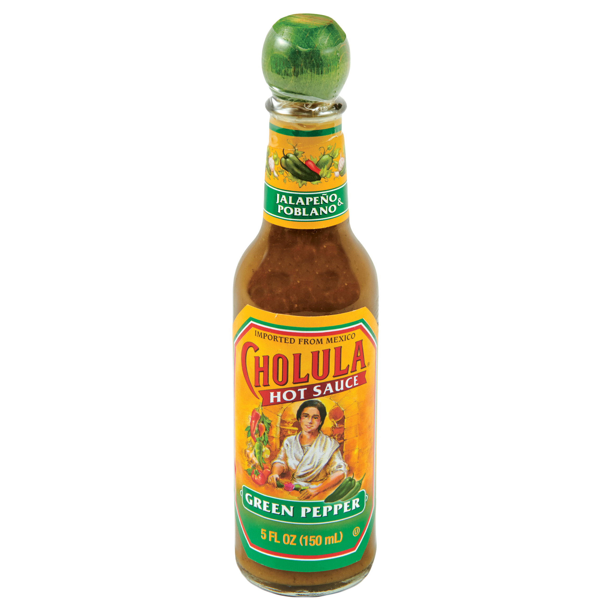 Cholula Hot Sauce, Green Pepper