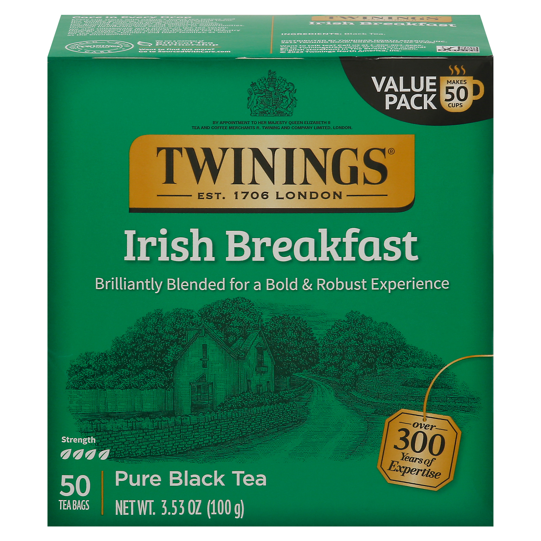 Twinings Value Pack Bags Irish Breakfast Black Tea