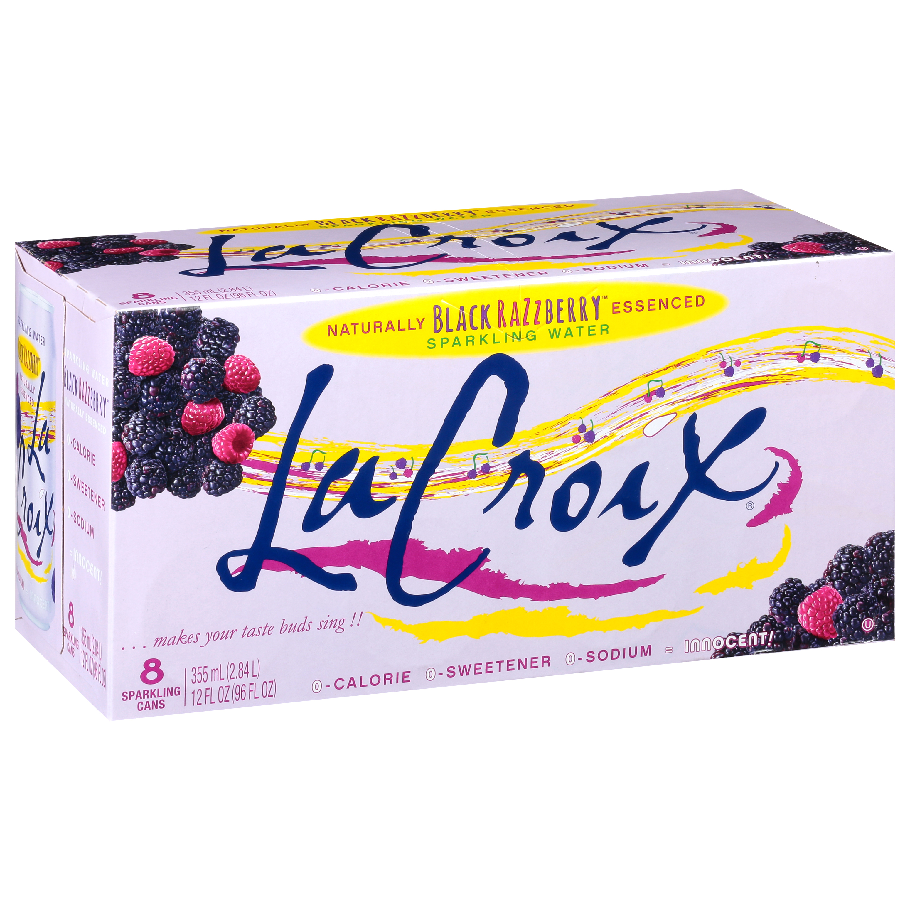 LaCroix 8 Pack Black Razzberry Sparkling Water