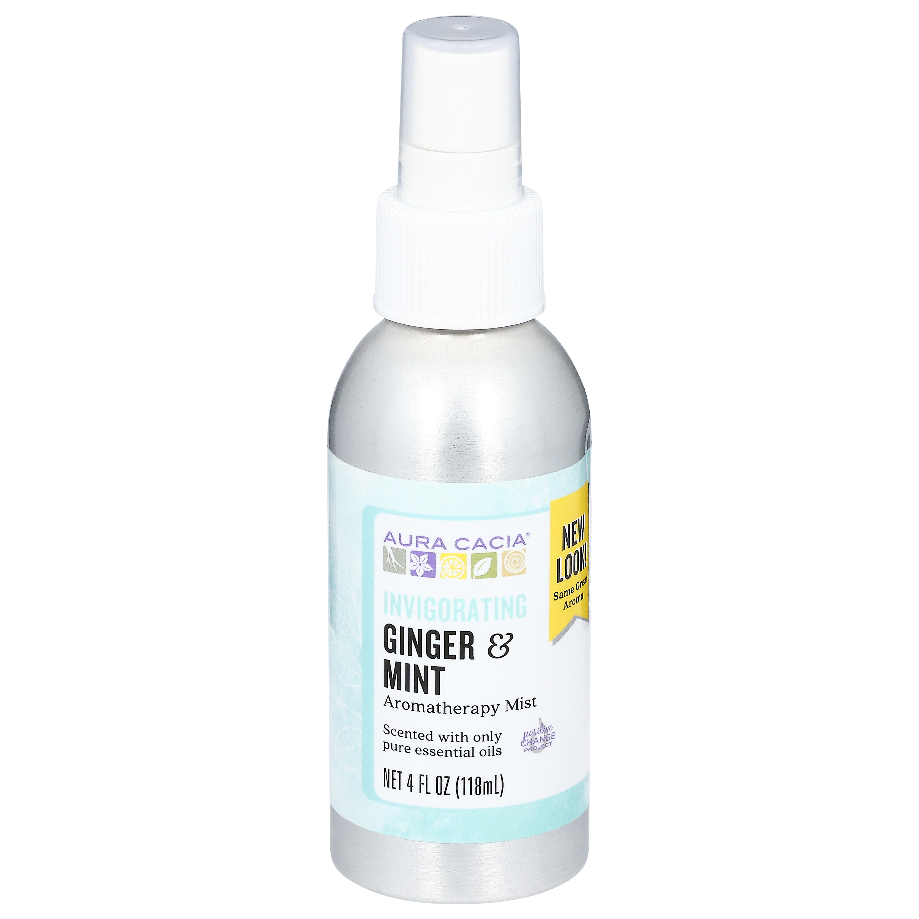 Aura Cacia Invigorating Ginger & Mint Aromatherapy Mist