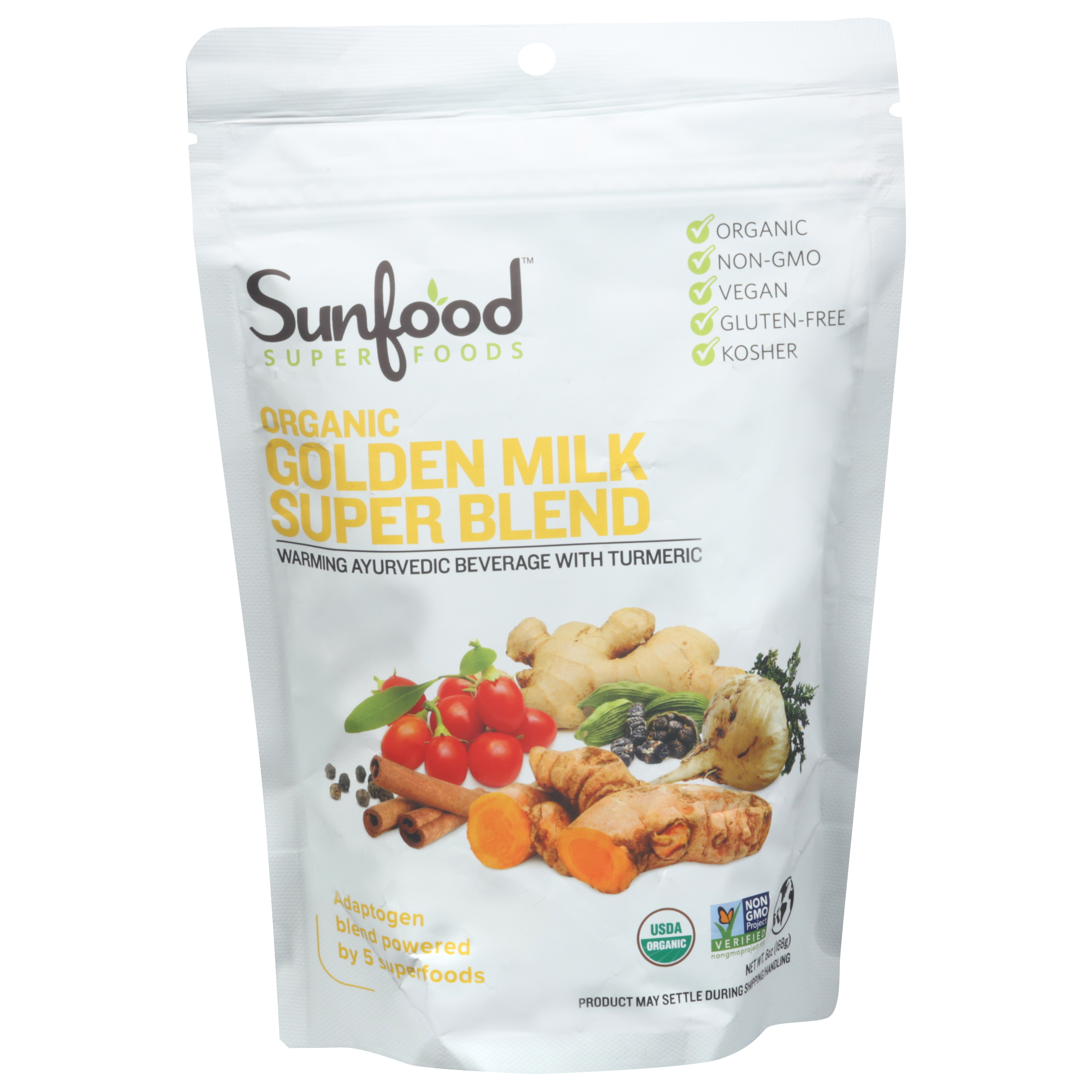 SunFood Superfoods Organic Golden Milk Super Blend