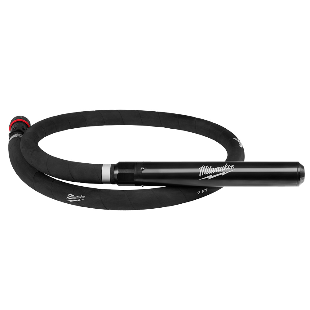 MX FUEL High Cycle Concrete Vibrator 7' Whip w/ 2.25" Head