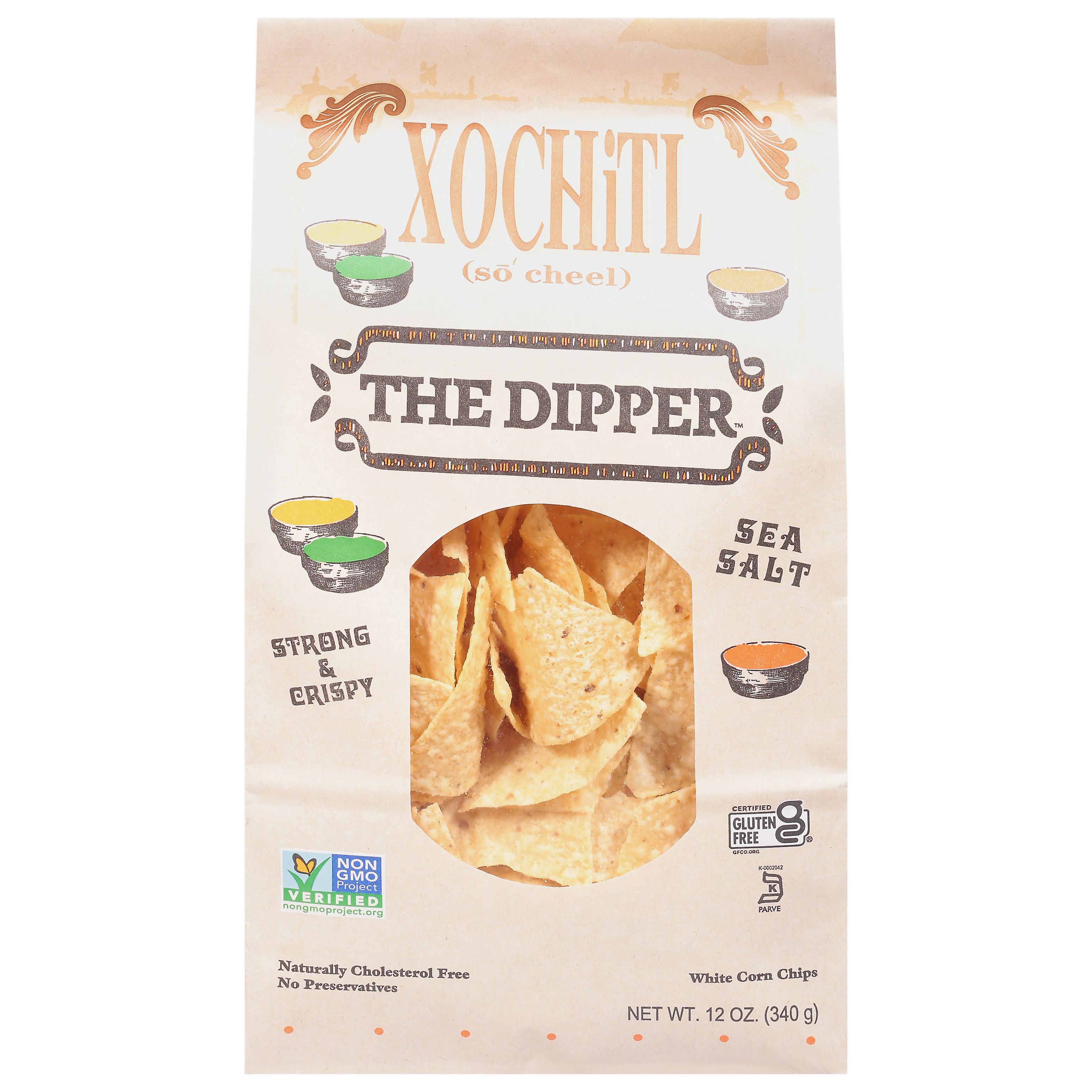 Xochitl The Dipper Sea Salt White Corn Chips